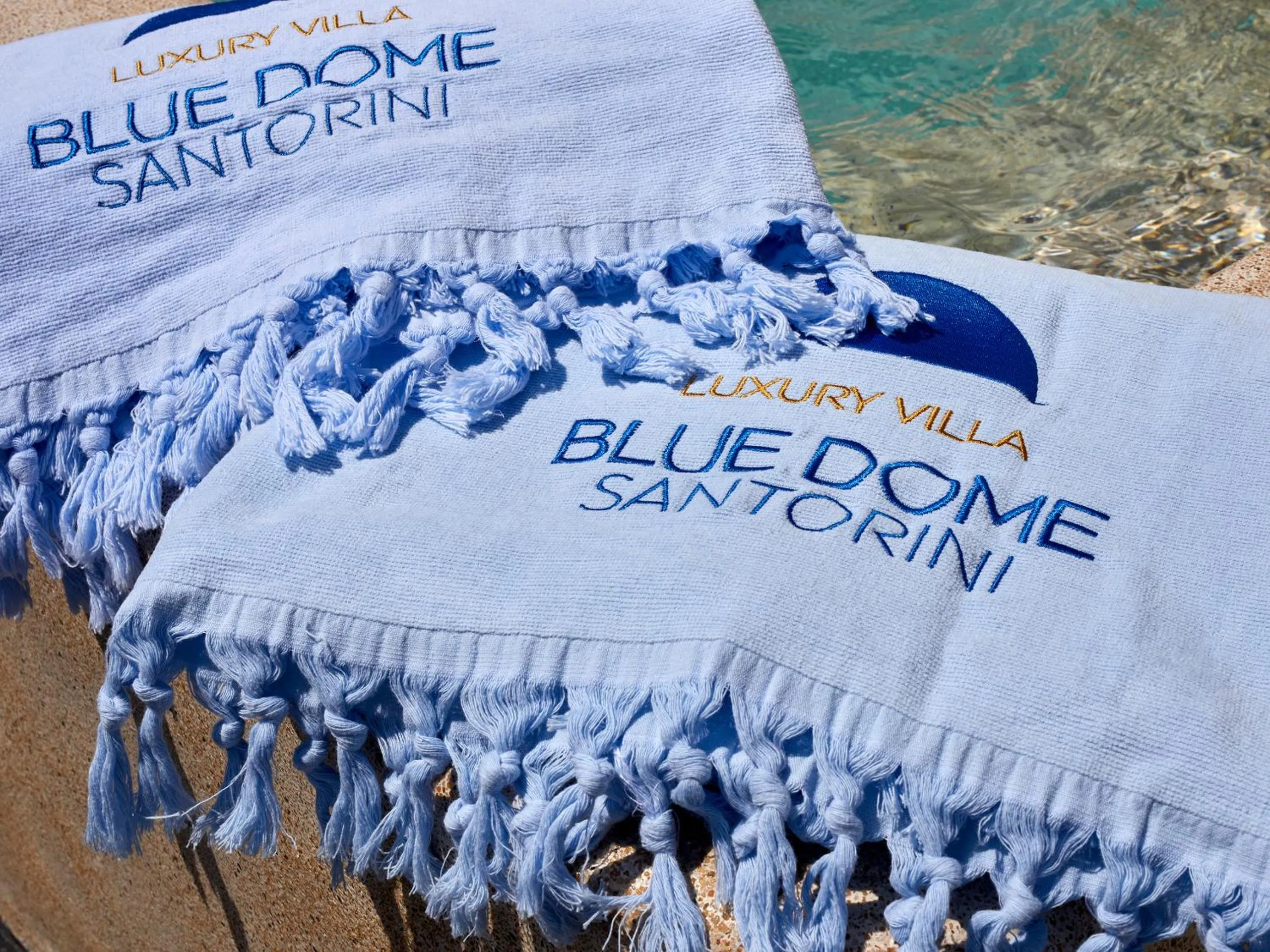 Property logo or sign in Luxury Villa Blue Dome Santorini