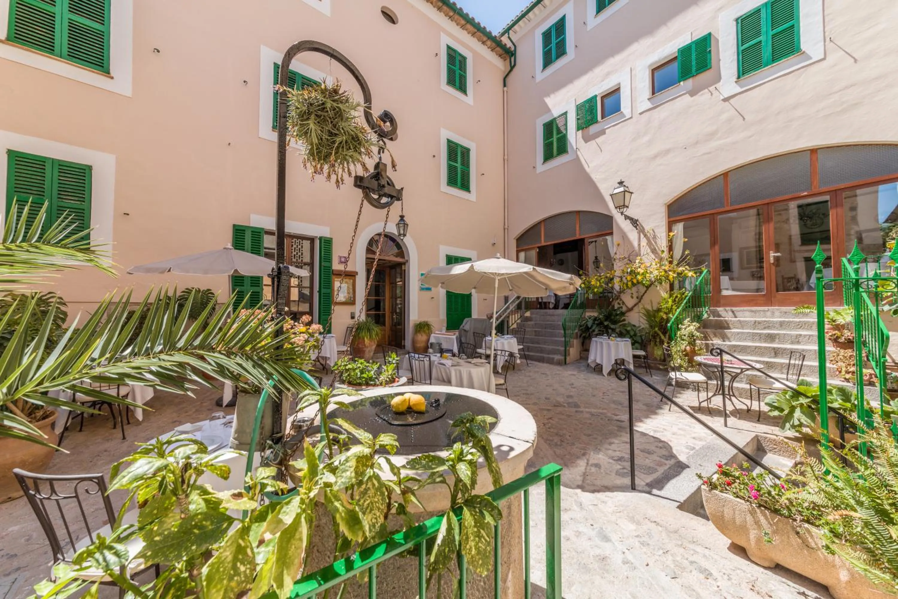 Garden view in Hotel El Guía