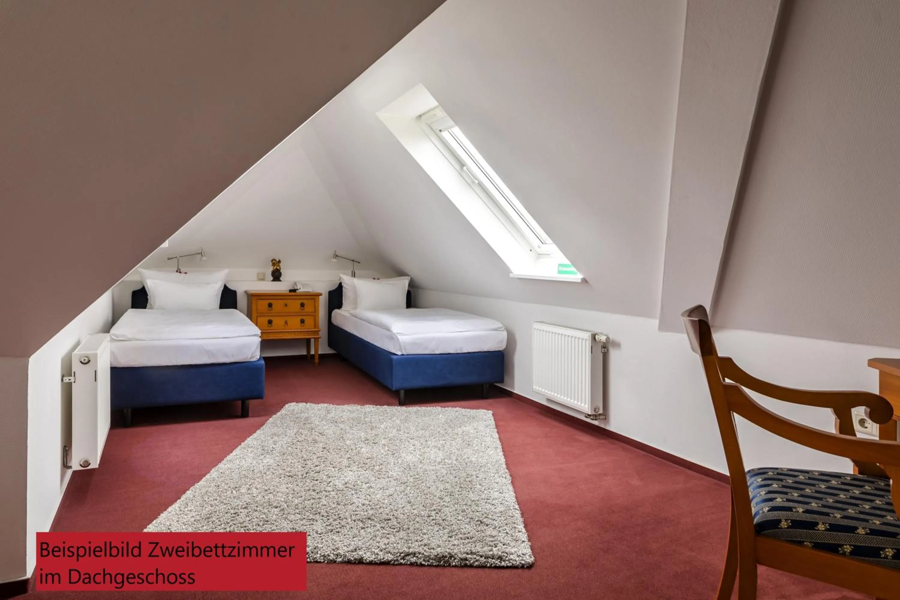 Bedroom, Bed in Hotel & Restaurant Villa Ulmenhof