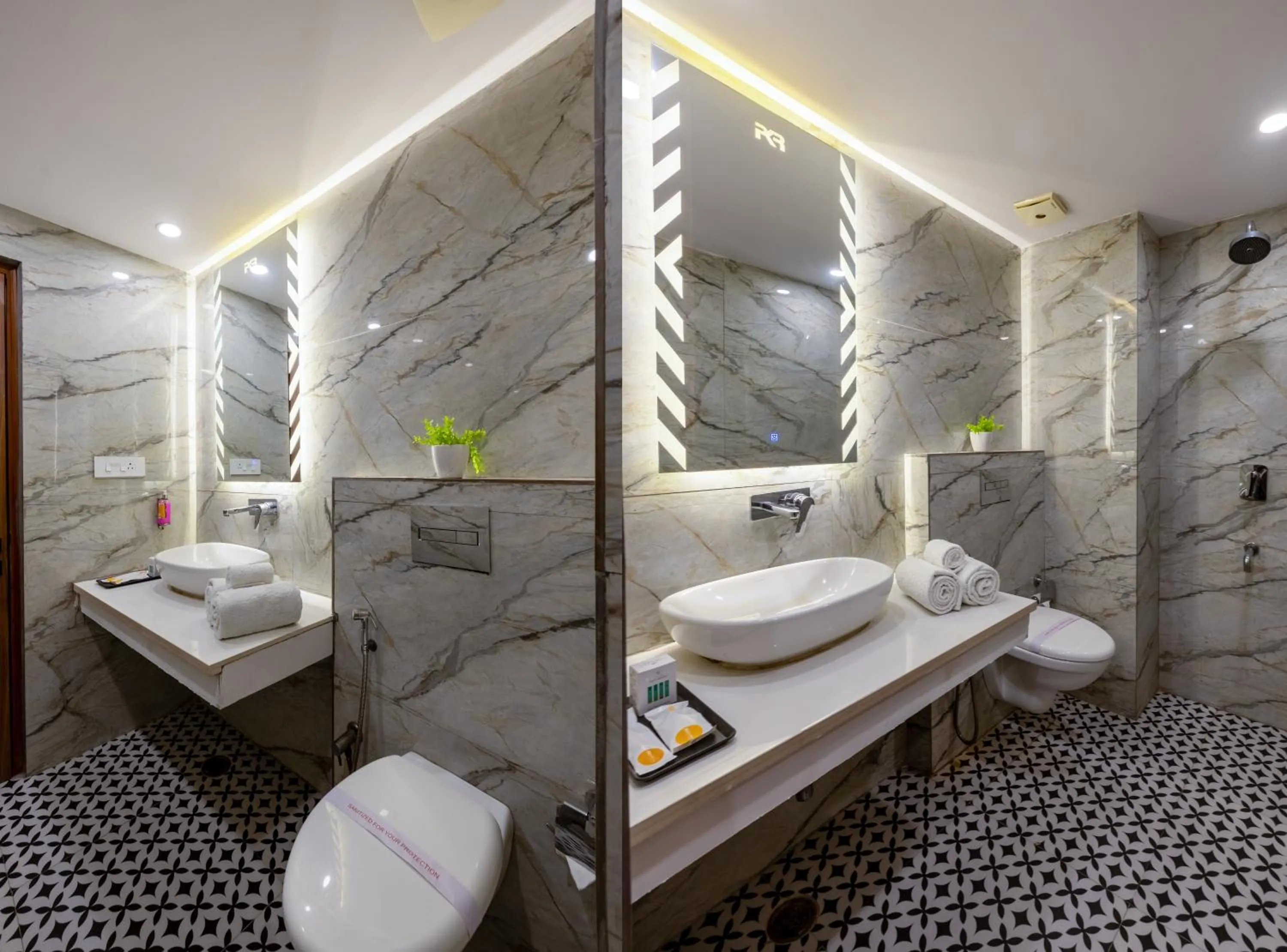 Toilet in PK Boutique Hotel Noida Expressway