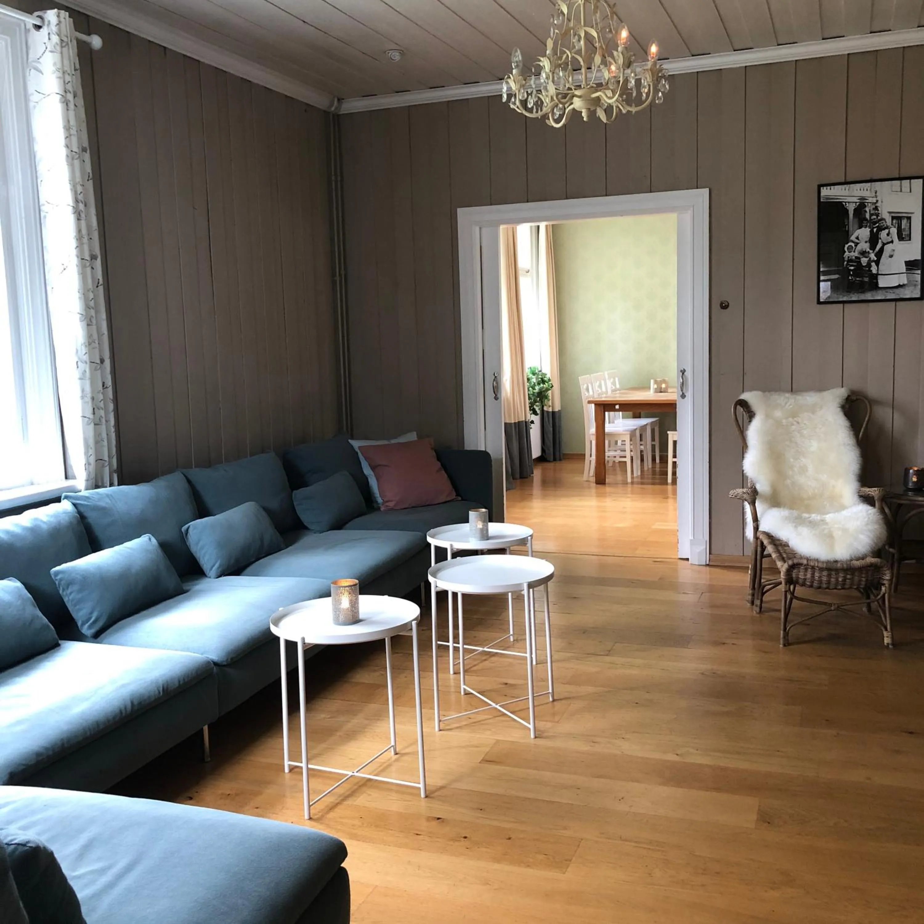 Living room in Villa Sole, Trysil