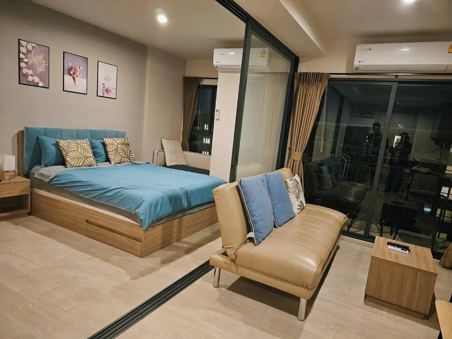 Inner courtyard view, Bed in La Casita Huahin by Ying