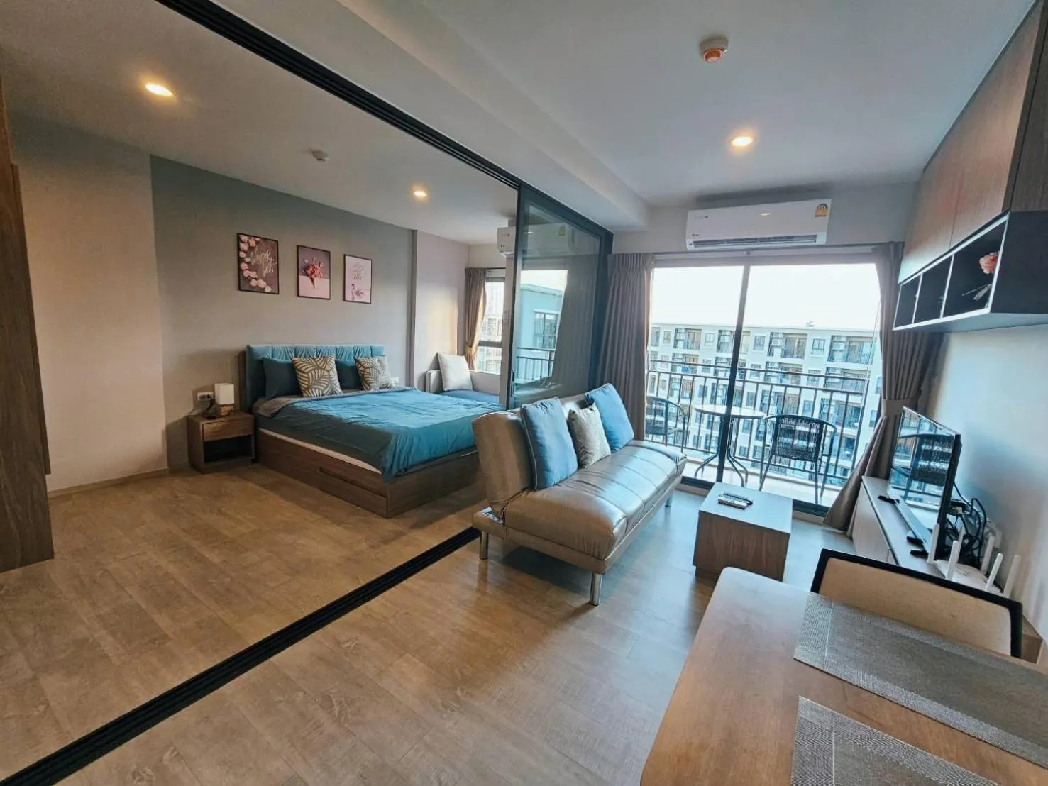 Bed in La Casita Huahin by Ying