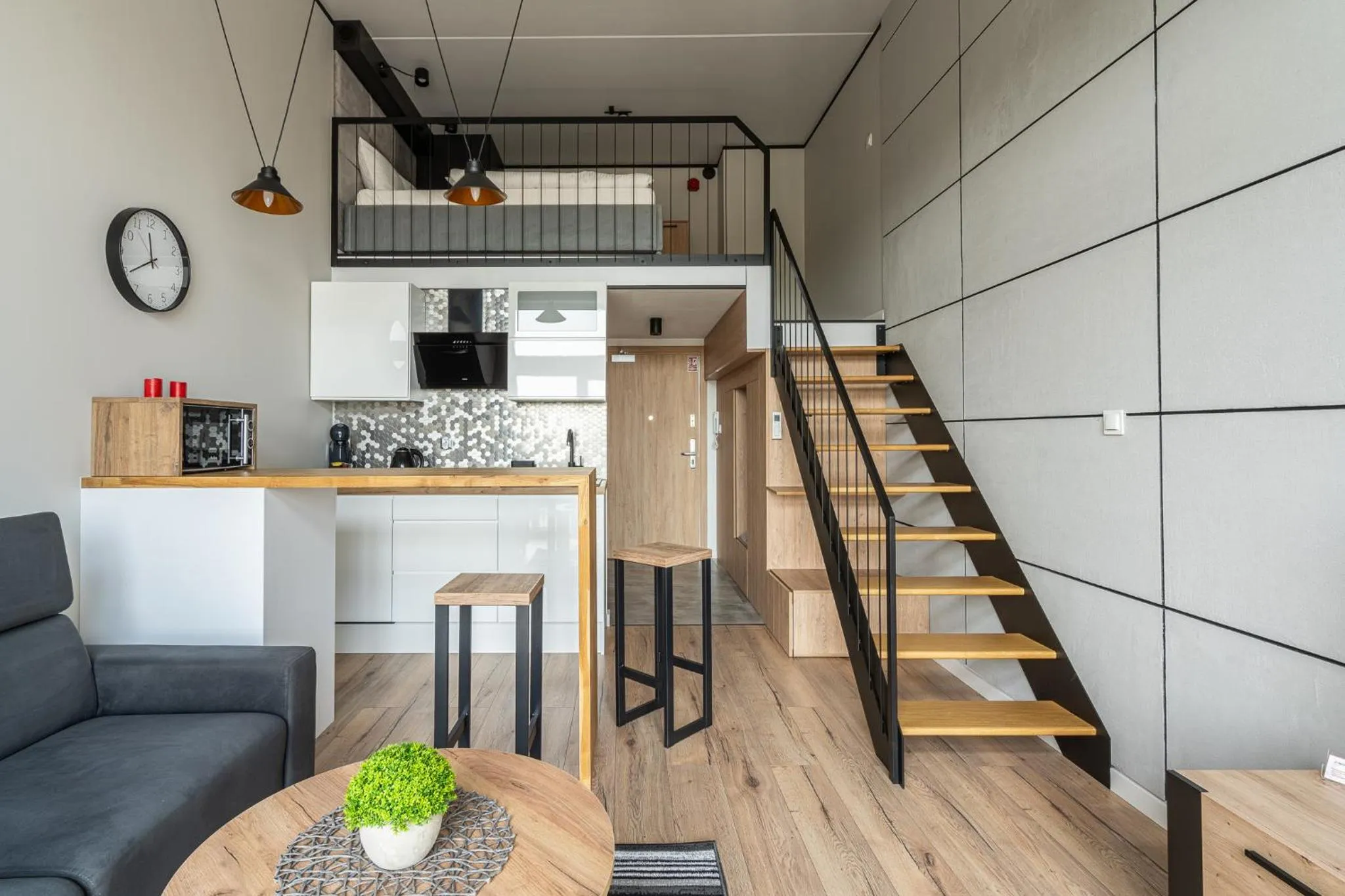 Kitchen or kitchenette in RentPlanet - Apartamenty Zarembowicza