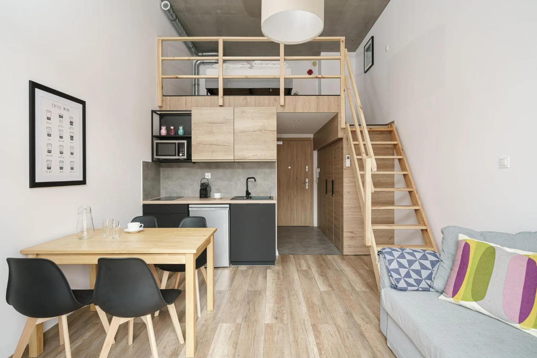 Kitchen or kitchenette in RentPlanet - Apartamenty Zarembowicza