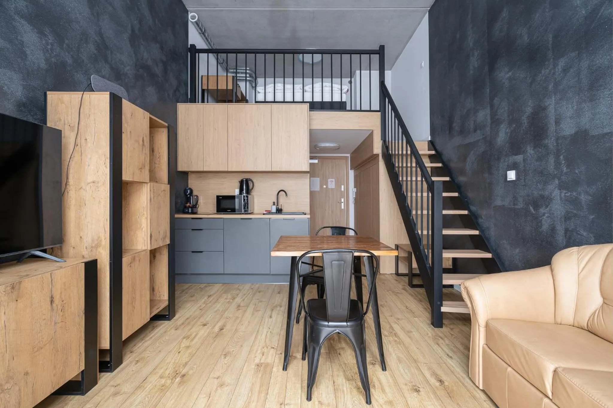 Kitchen or kitchenette in RentPlanet - Apartamenty Zarembowicza