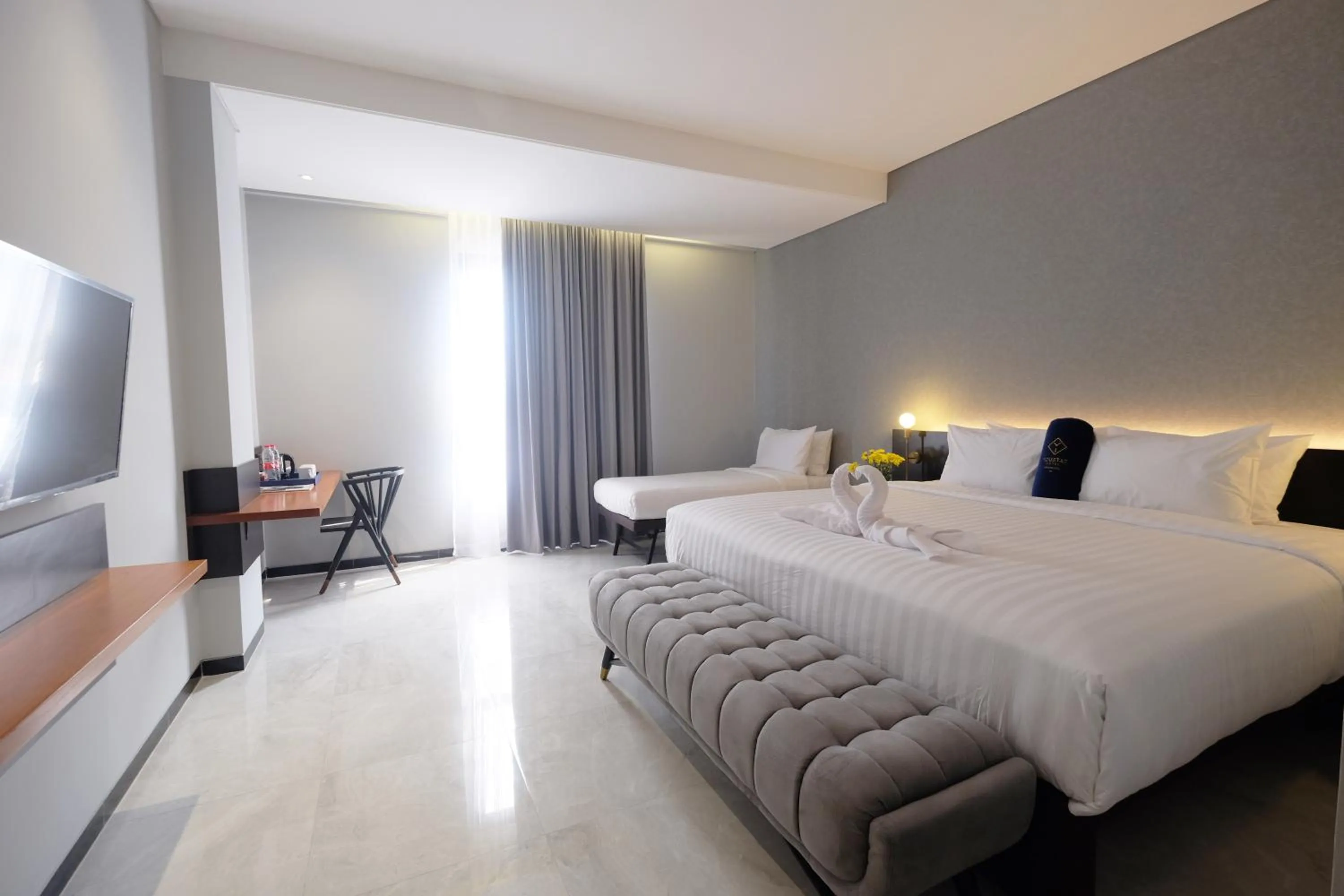 Bedroom, Bed in Hotel Youstay Semarang by Sinergi