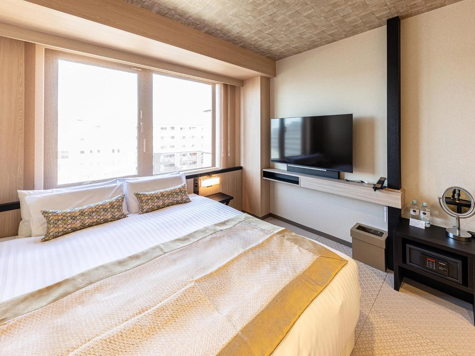 Bed in Hotel Musse Kyoto Shijo Kawaramachi Meitetsu