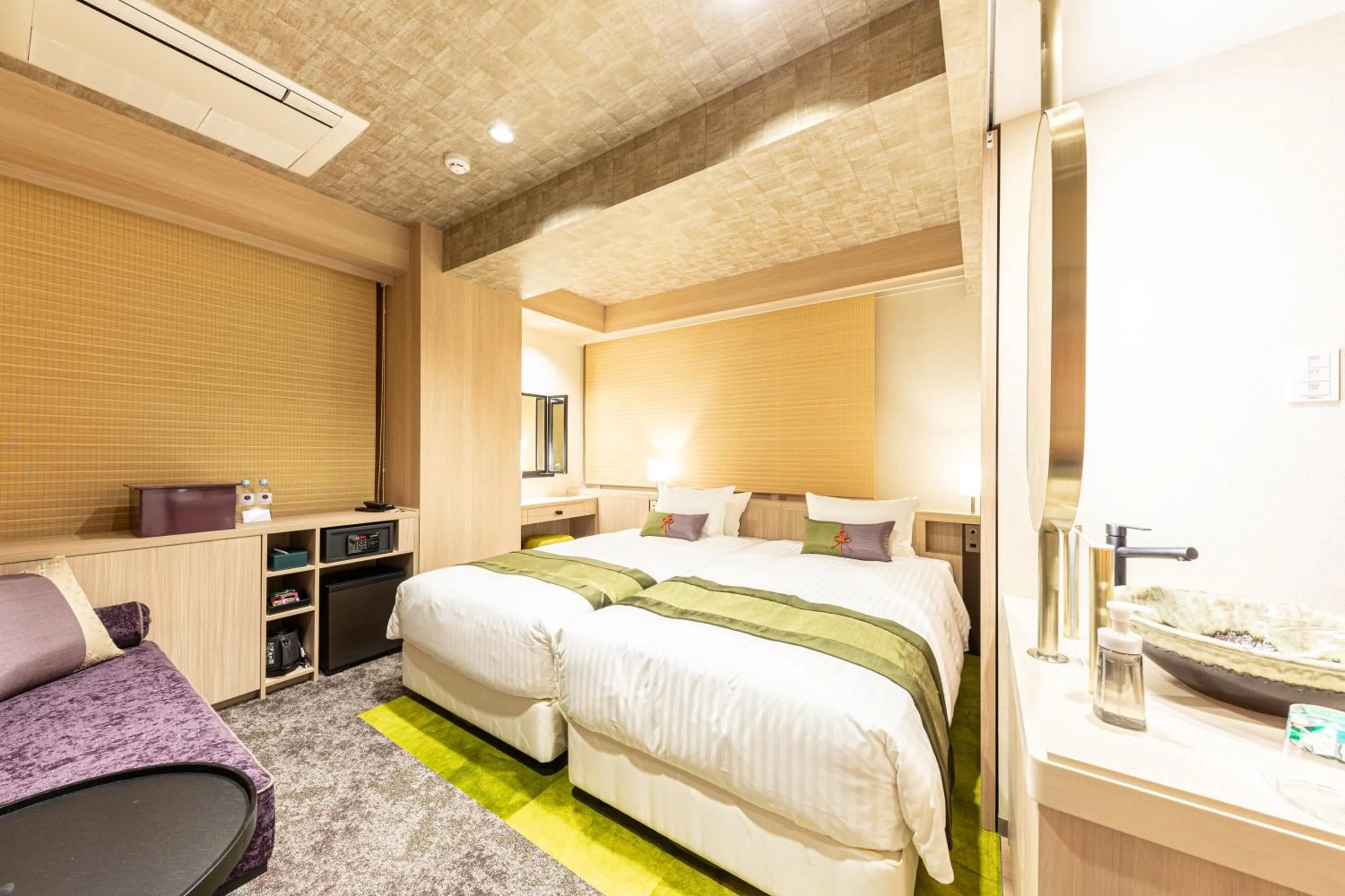 Bed in Hotel Musse Kyoto Shijo Kawaramachi Meitetsu