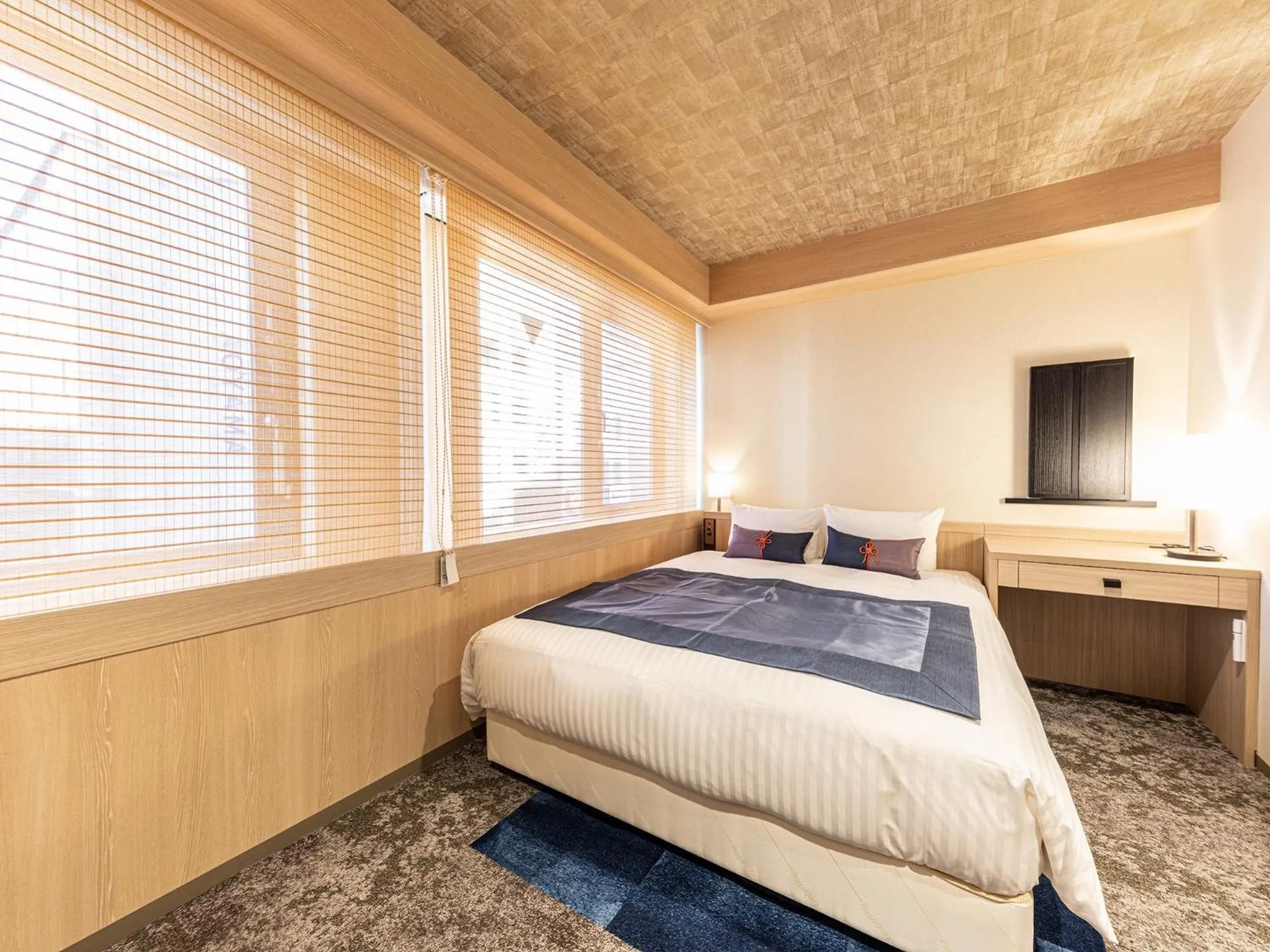 Bed in Hotel Musse Kyoto Shijo Kawaramachi Meitetsu