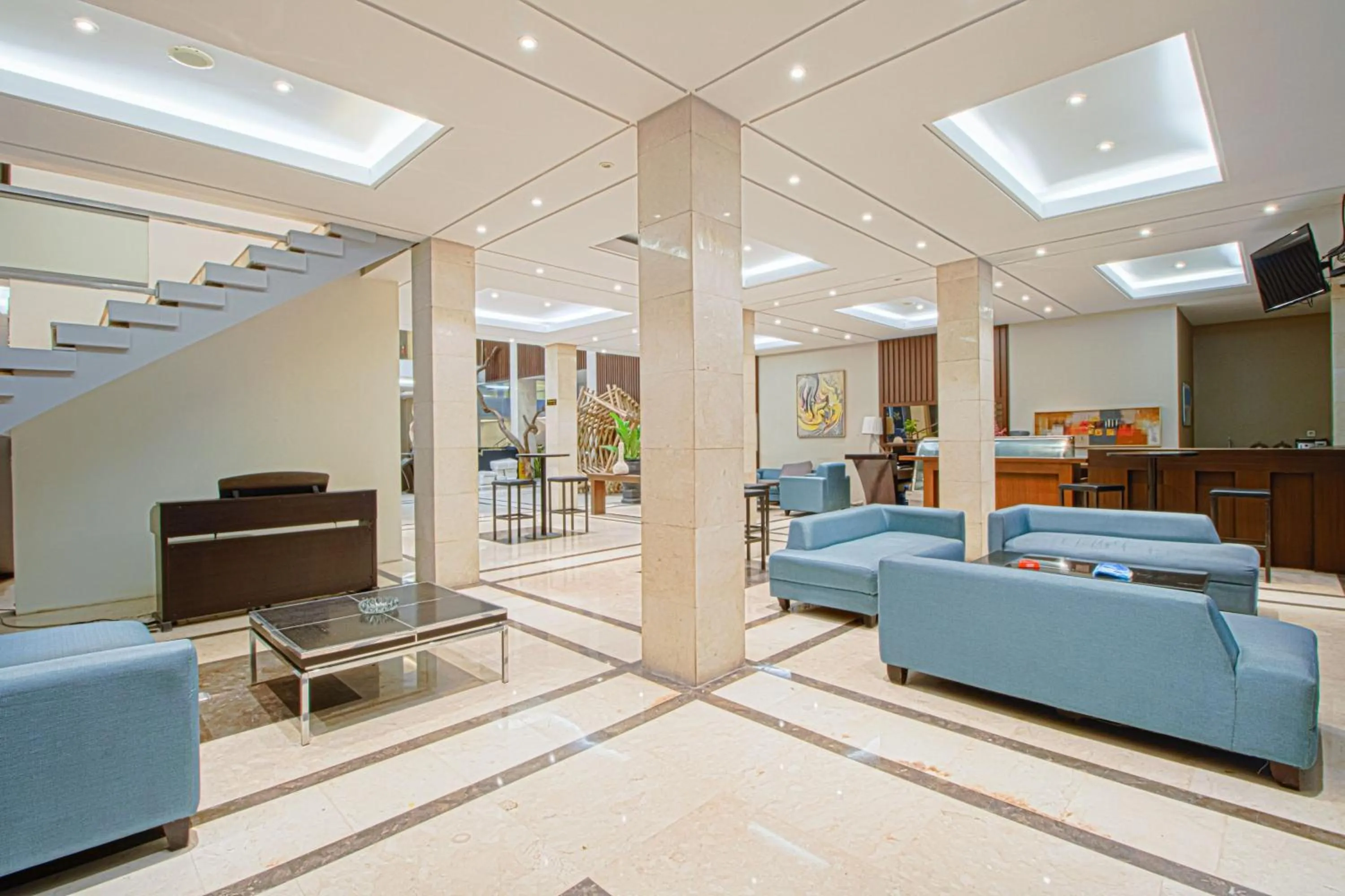 Lobby or reception in Grand Arjuna Hotel