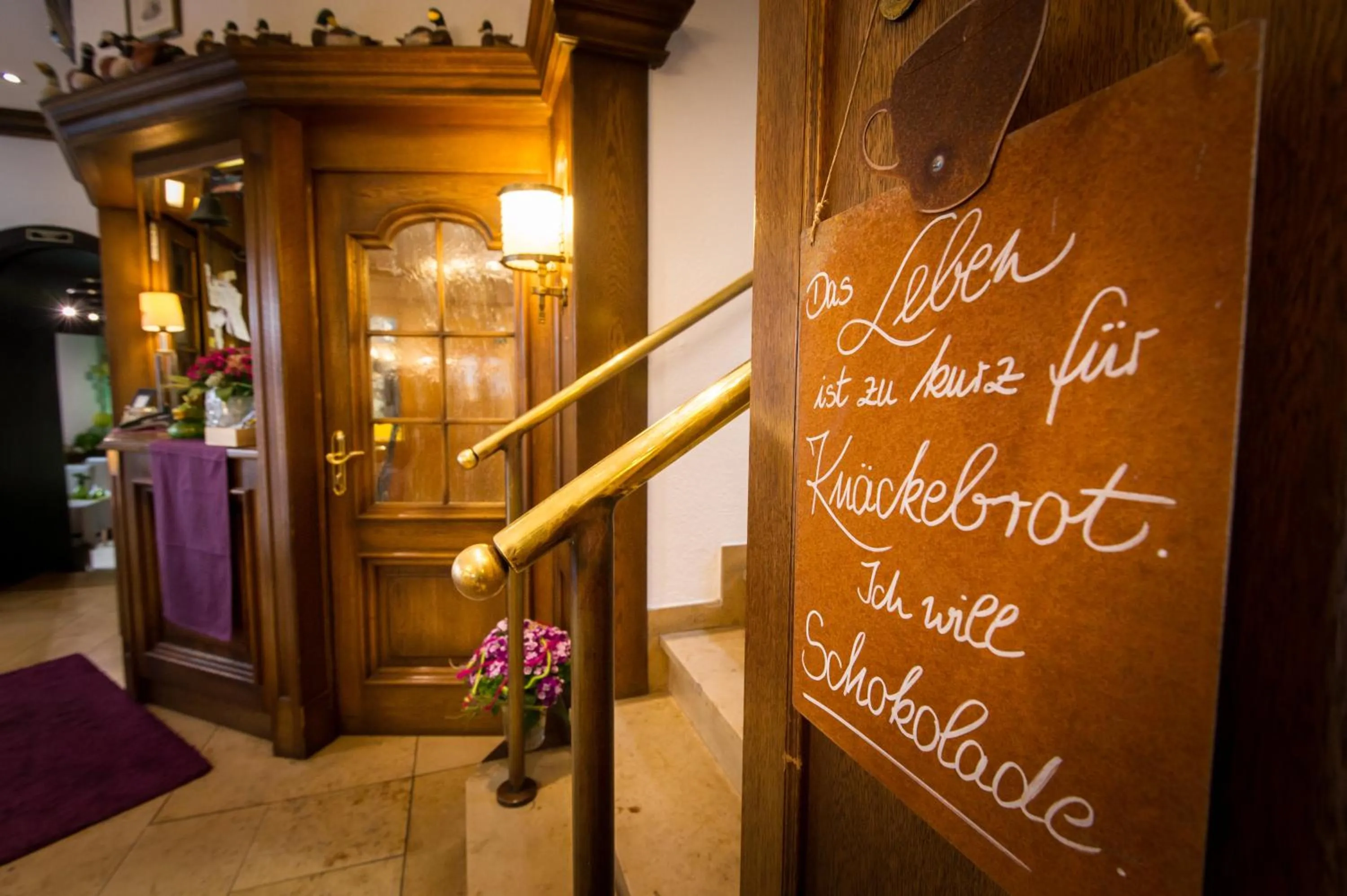 Lobby or reception in Hotel Trapp