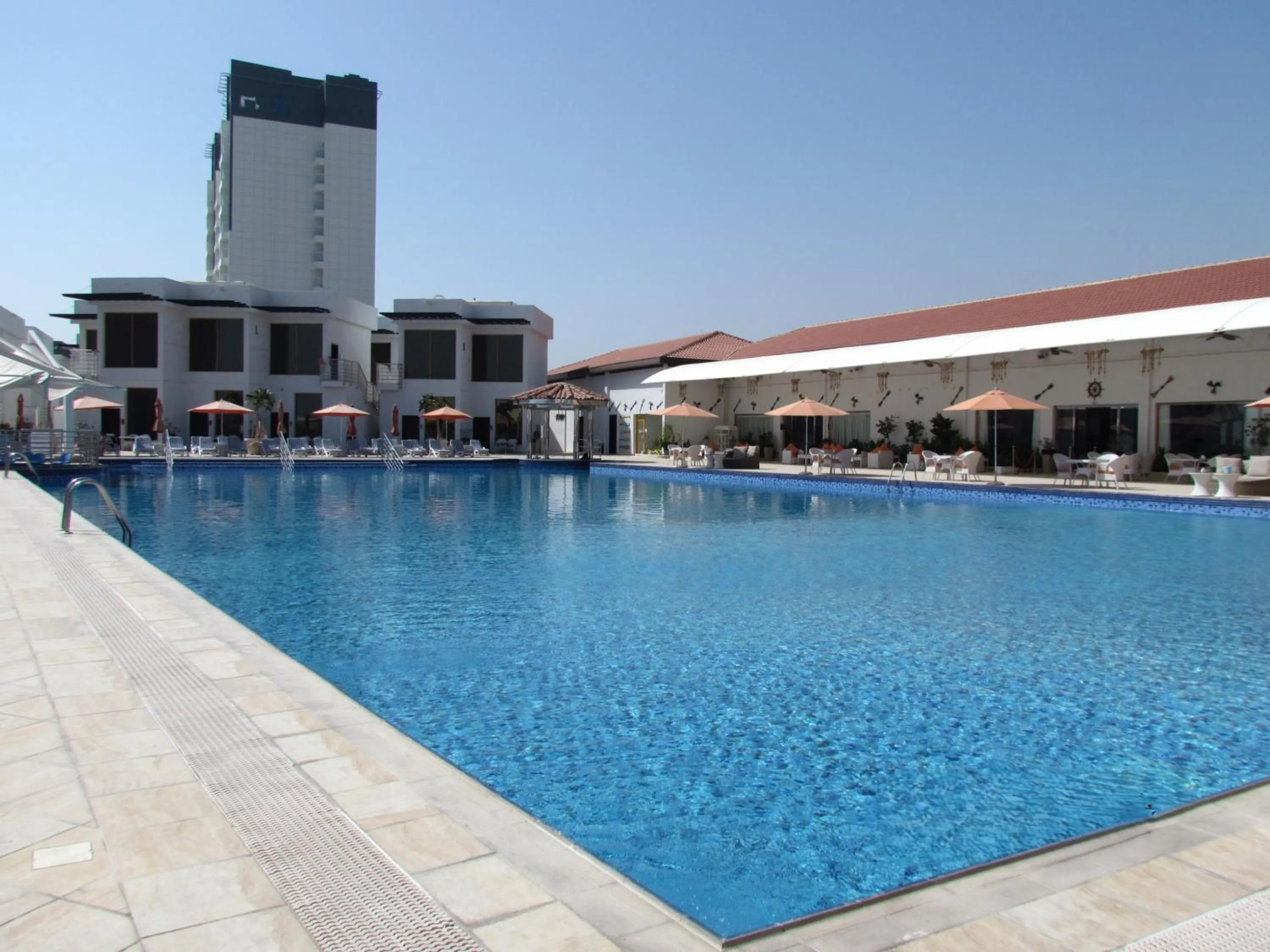 Pool view in Mirage Bab Al Bahr Hotel