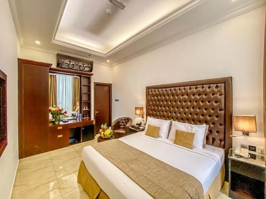 Bed in Mirage Bab Al Bahr Hotel