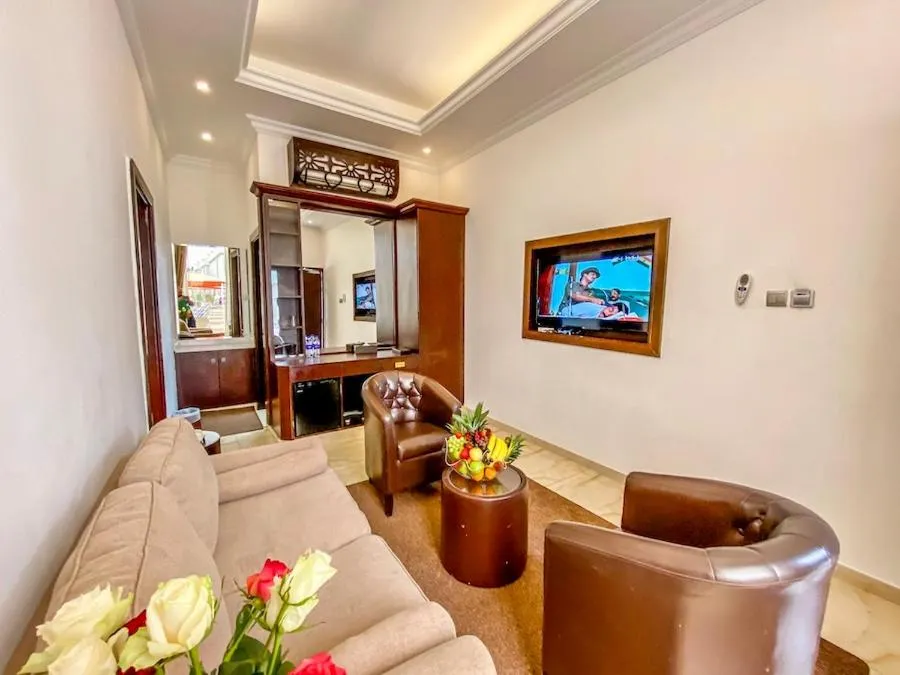 Living room in Mirage Bab Al Bahr Hotel