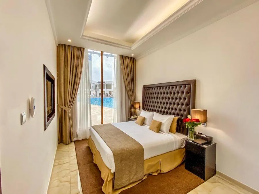 Bed in Mirage Bab Al Bahr Hotel