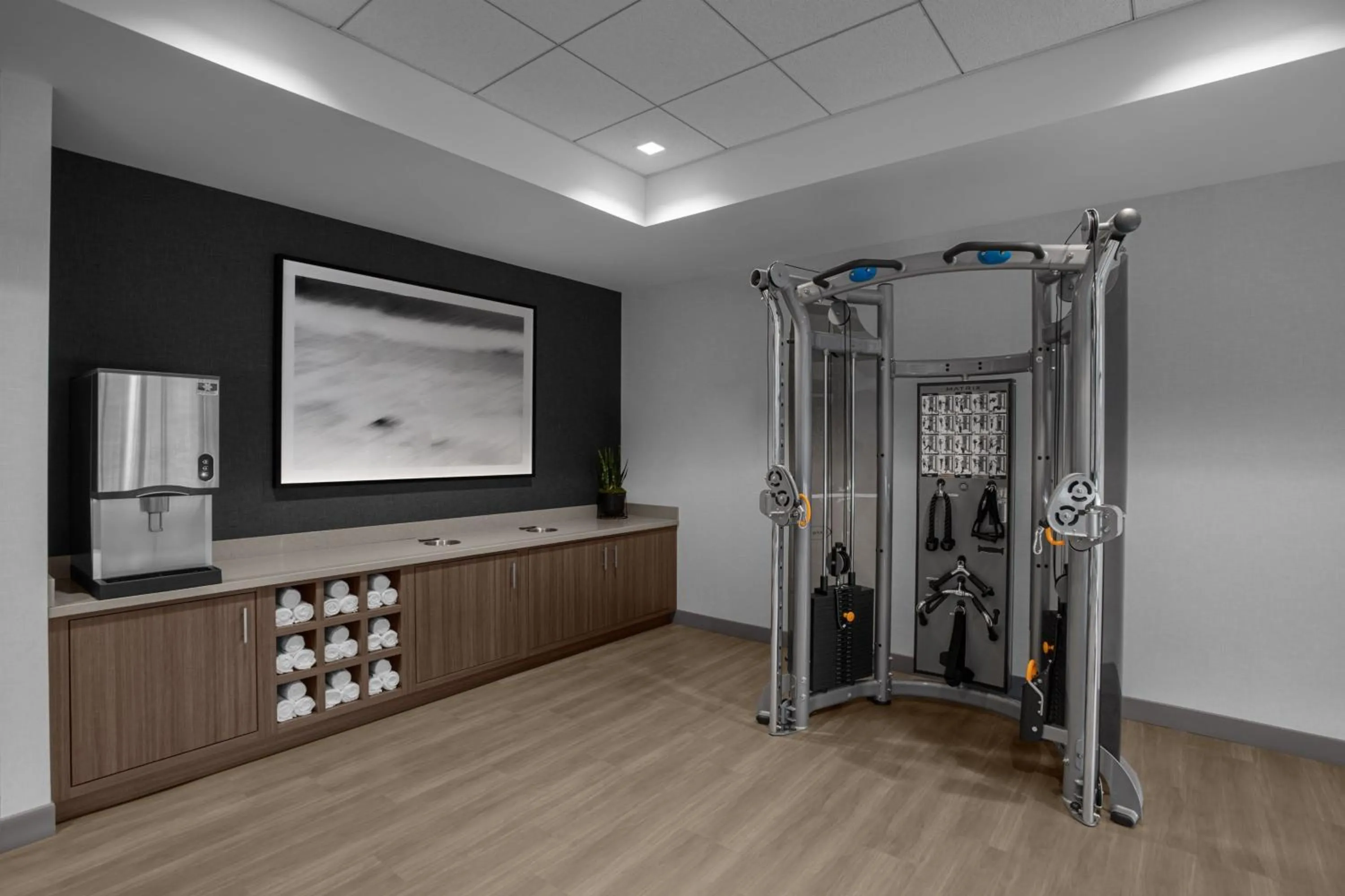 Fitness centre/facilities in AC Hotel by Marriott Pittsburgh Southpointe