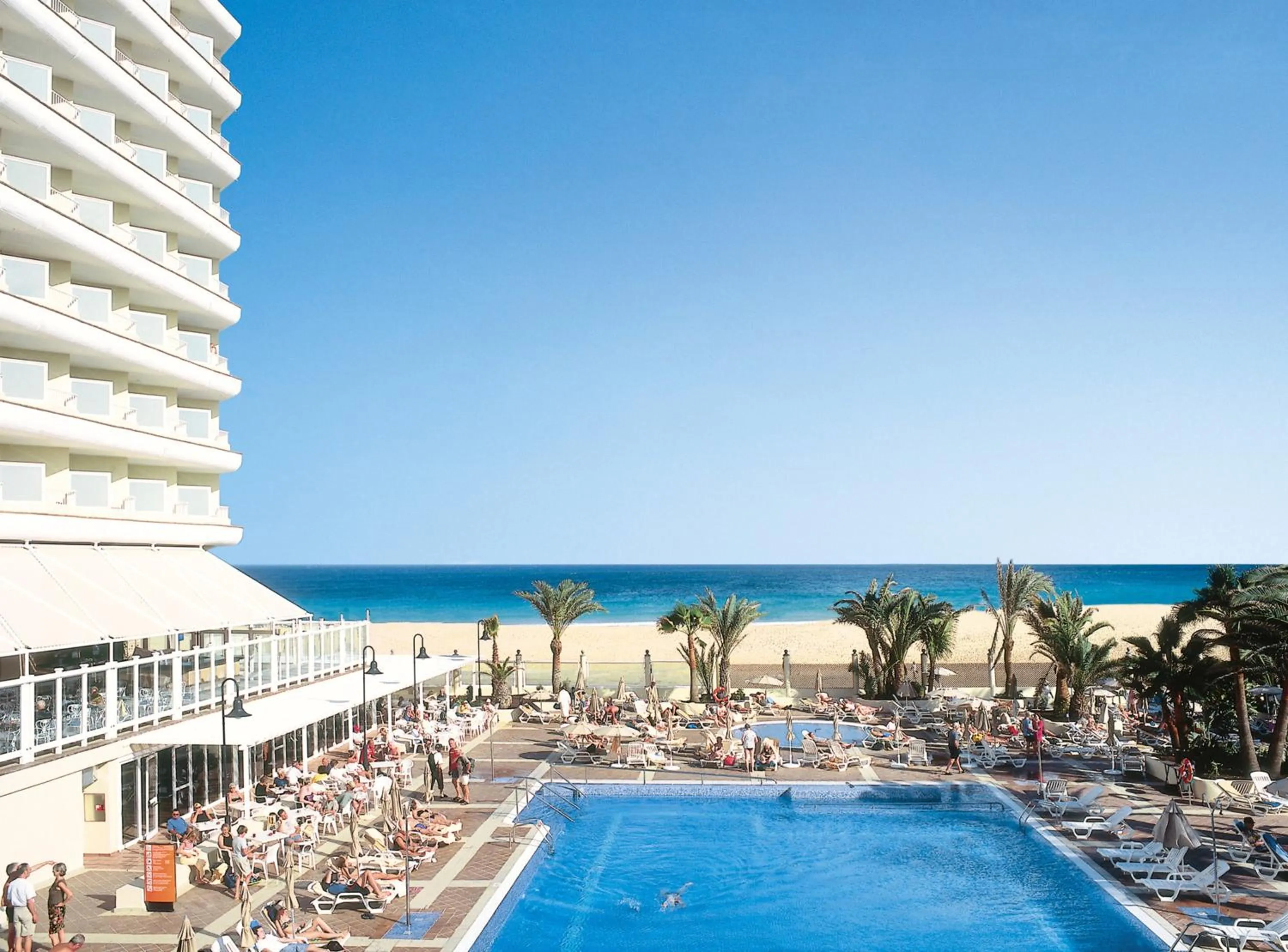 Pool view in Hotel Riu Oliva Beach Resort - All Inclusive