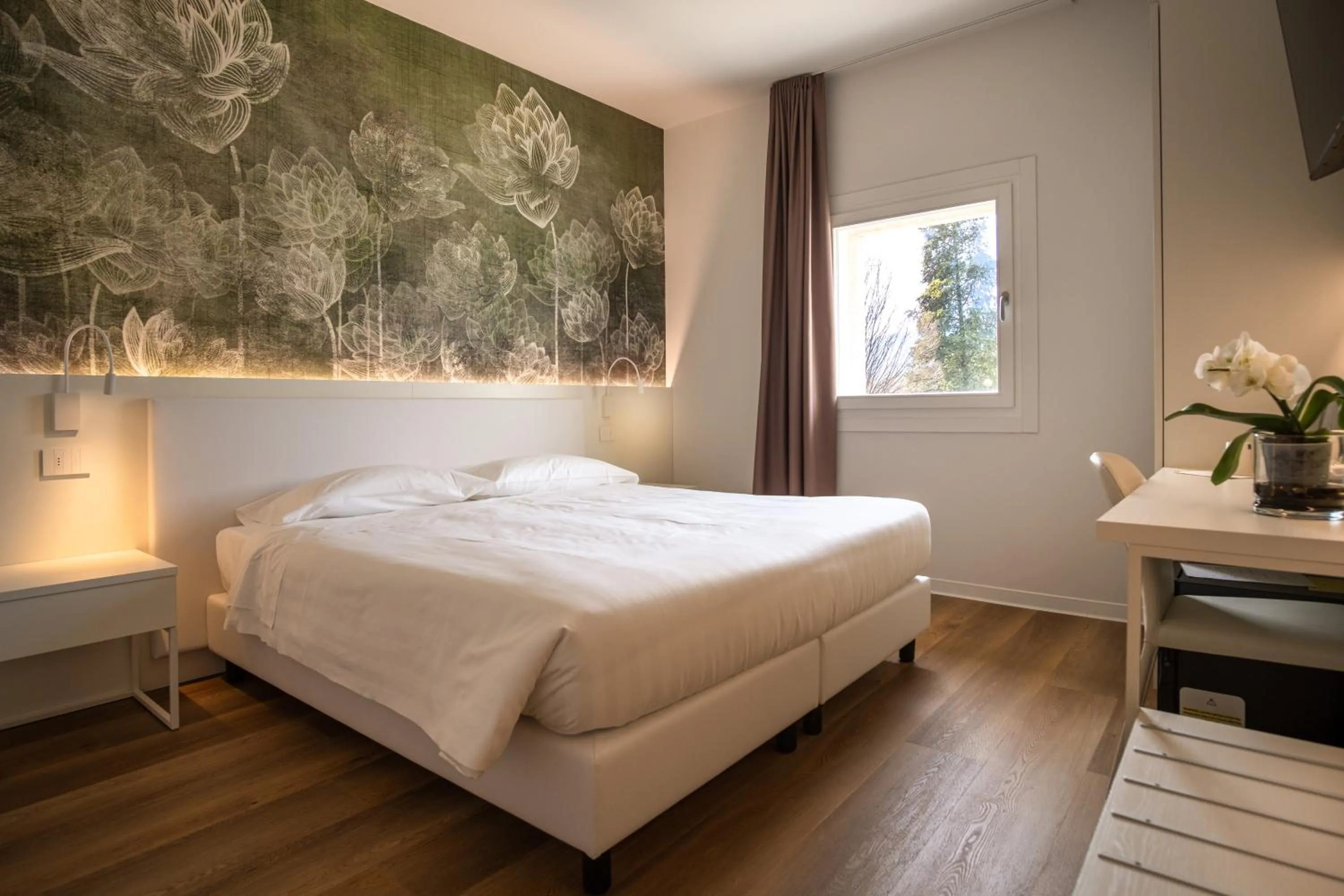 Bedroom, Bed in Hotel Villa I Pini