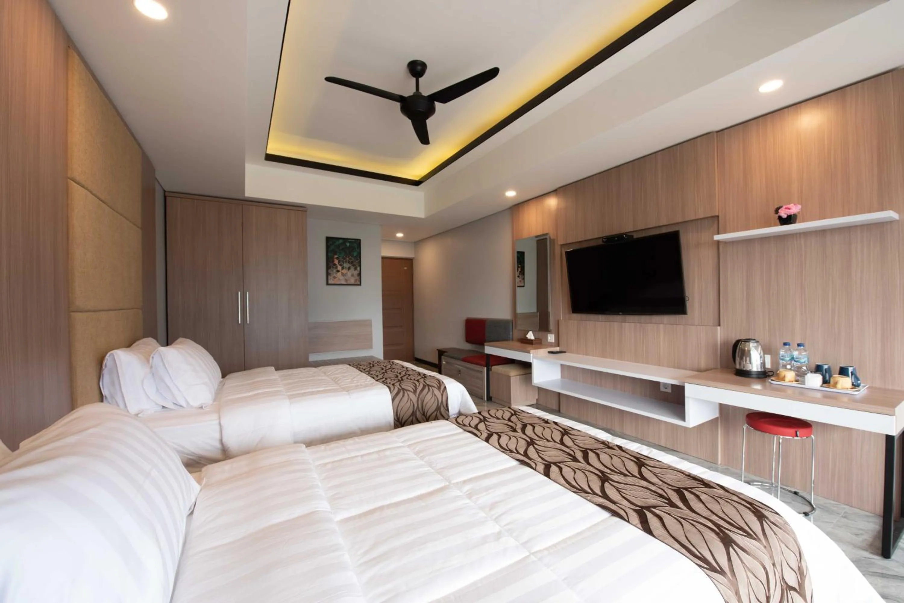 Bed in Dedanau Hotel