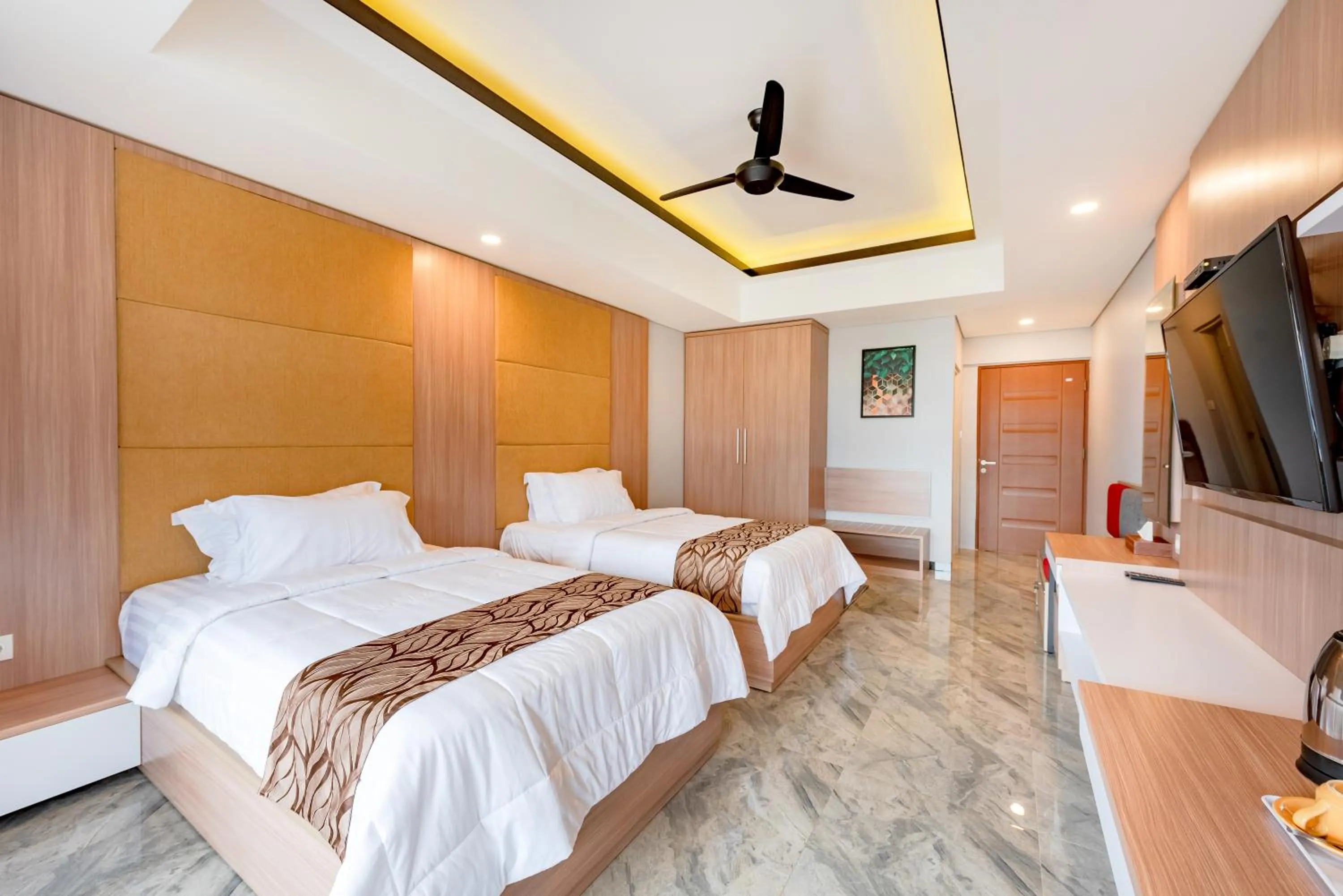 Bed in Dedanau Hotel