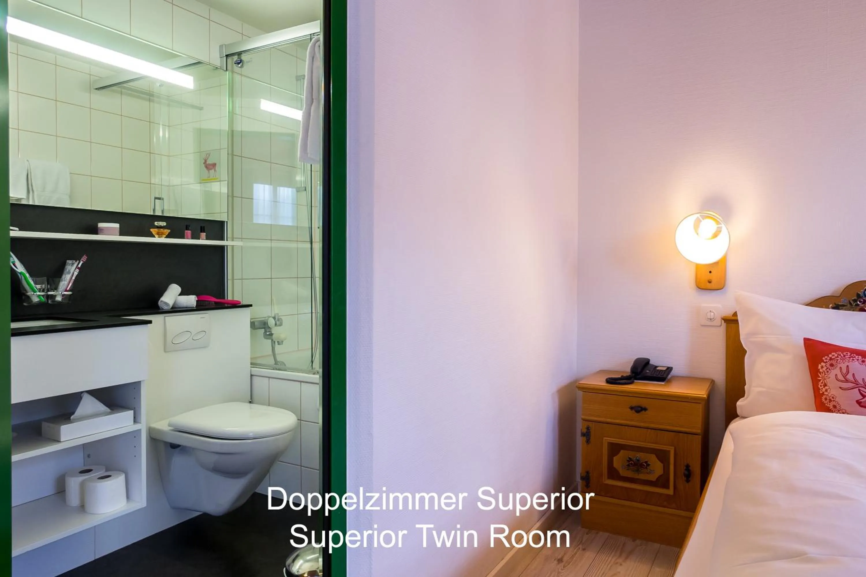 Shower in Hotel Hirschen - Grindelwald