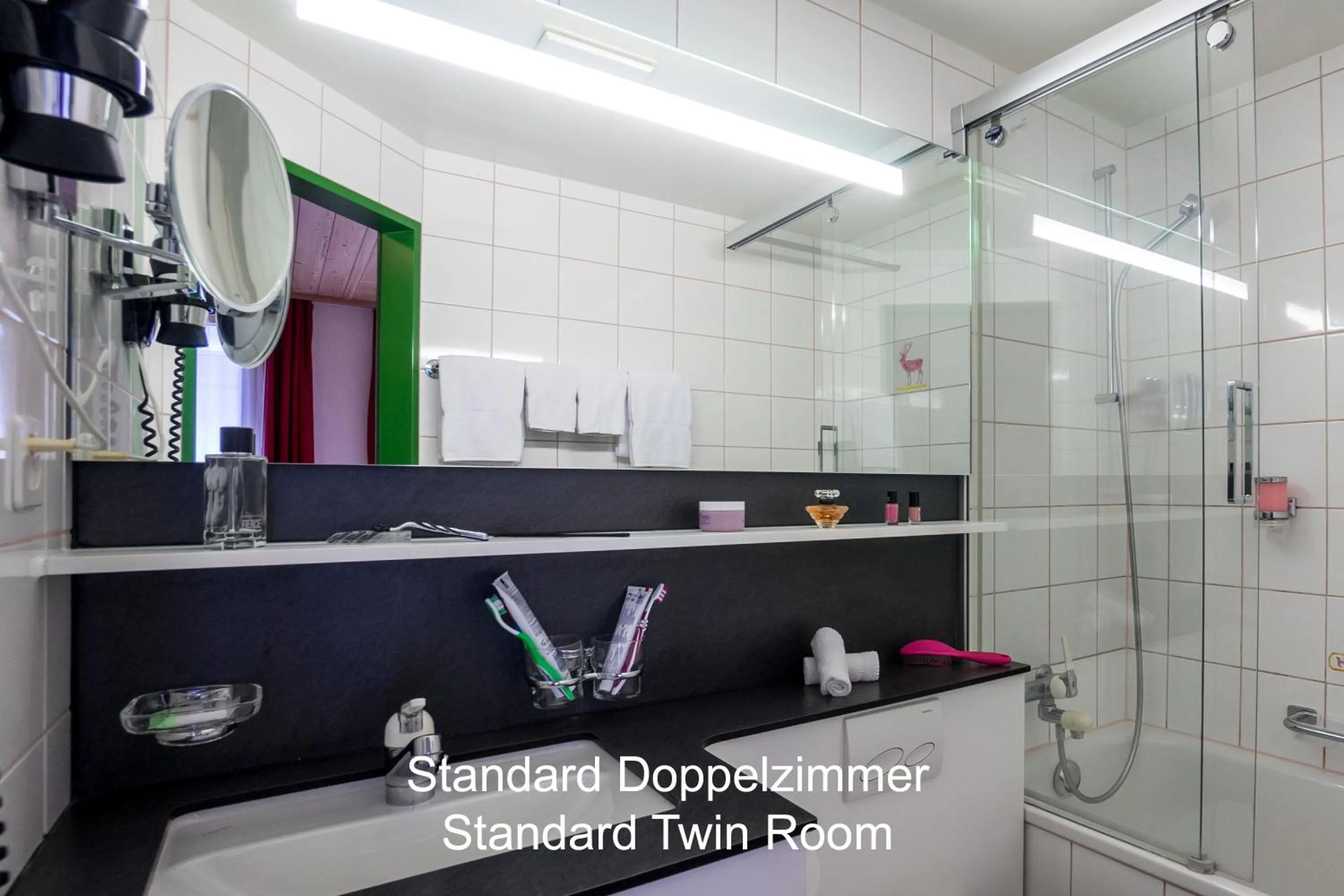 Shower in Hotel Hirschen - Grindelwald