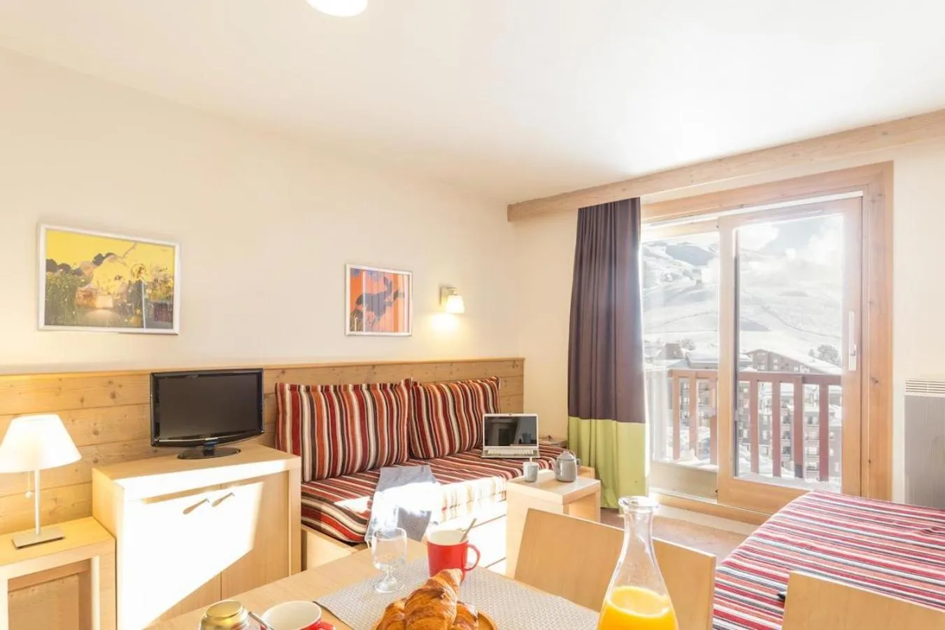 Living room in Résidence Les Gémeaux - Belle Plagne