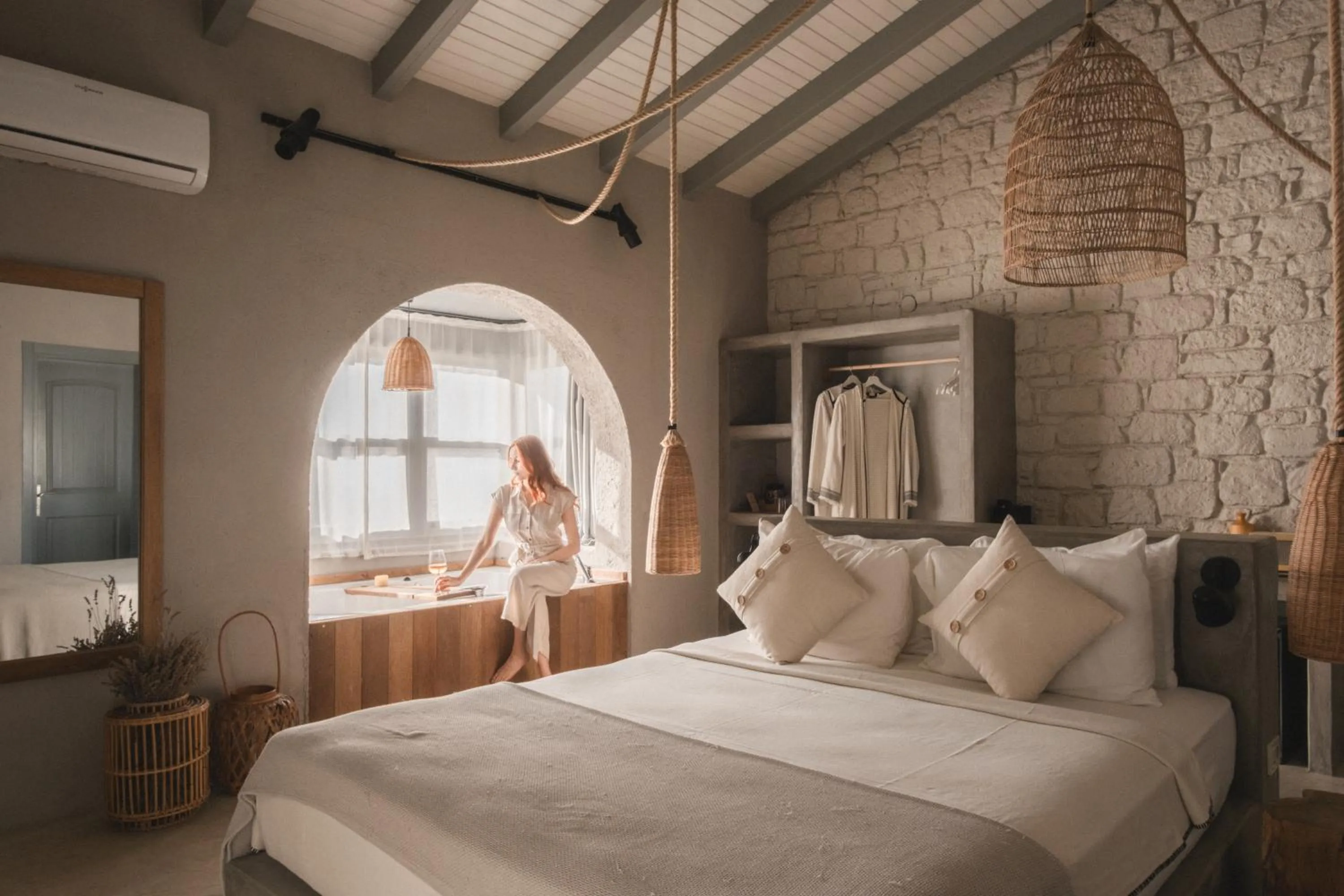 Photo of the whole room, Bed in GAIA Alaçatı Bazaar