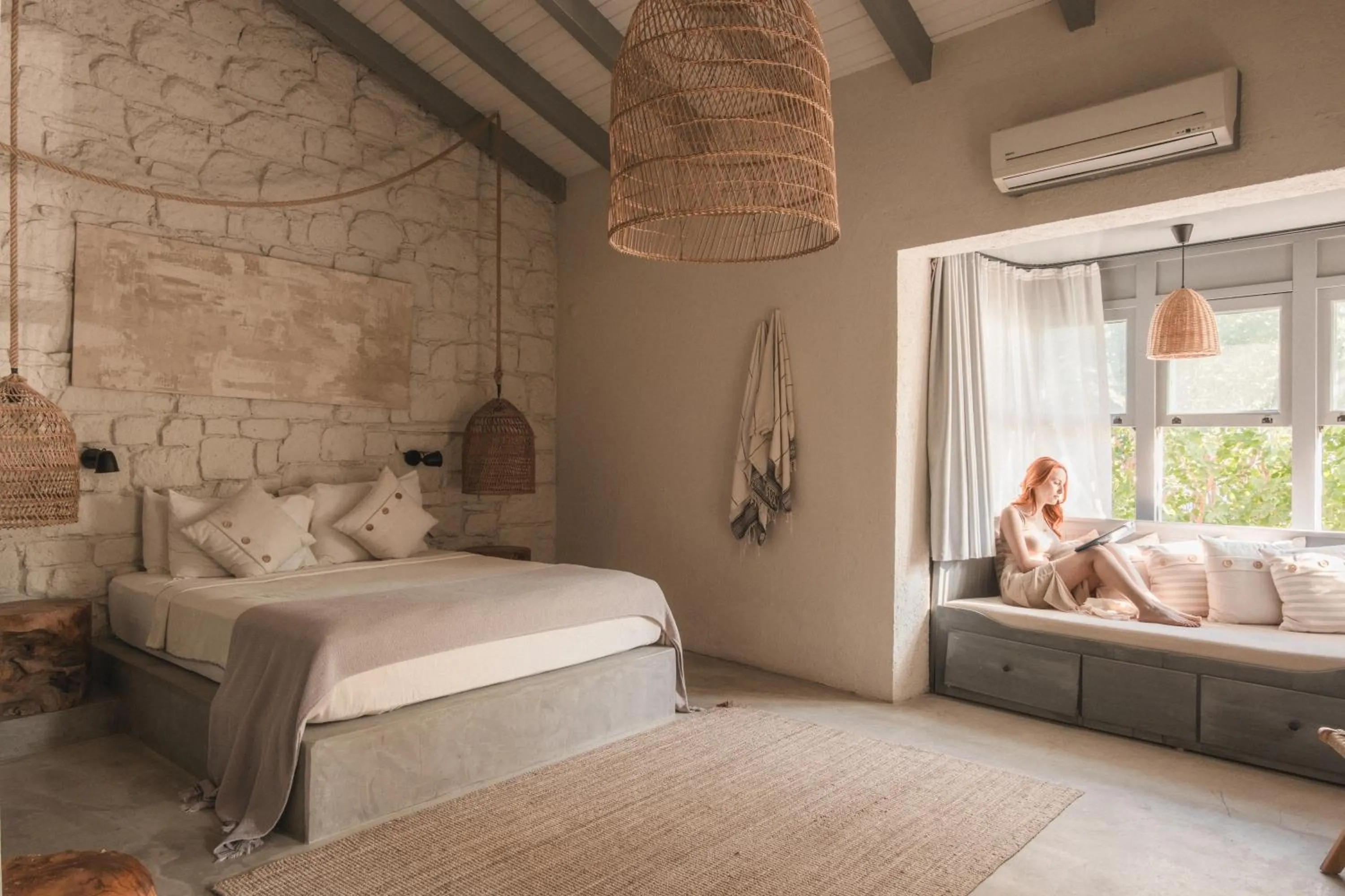 Bed in GAIA Alaçatı Bazaar