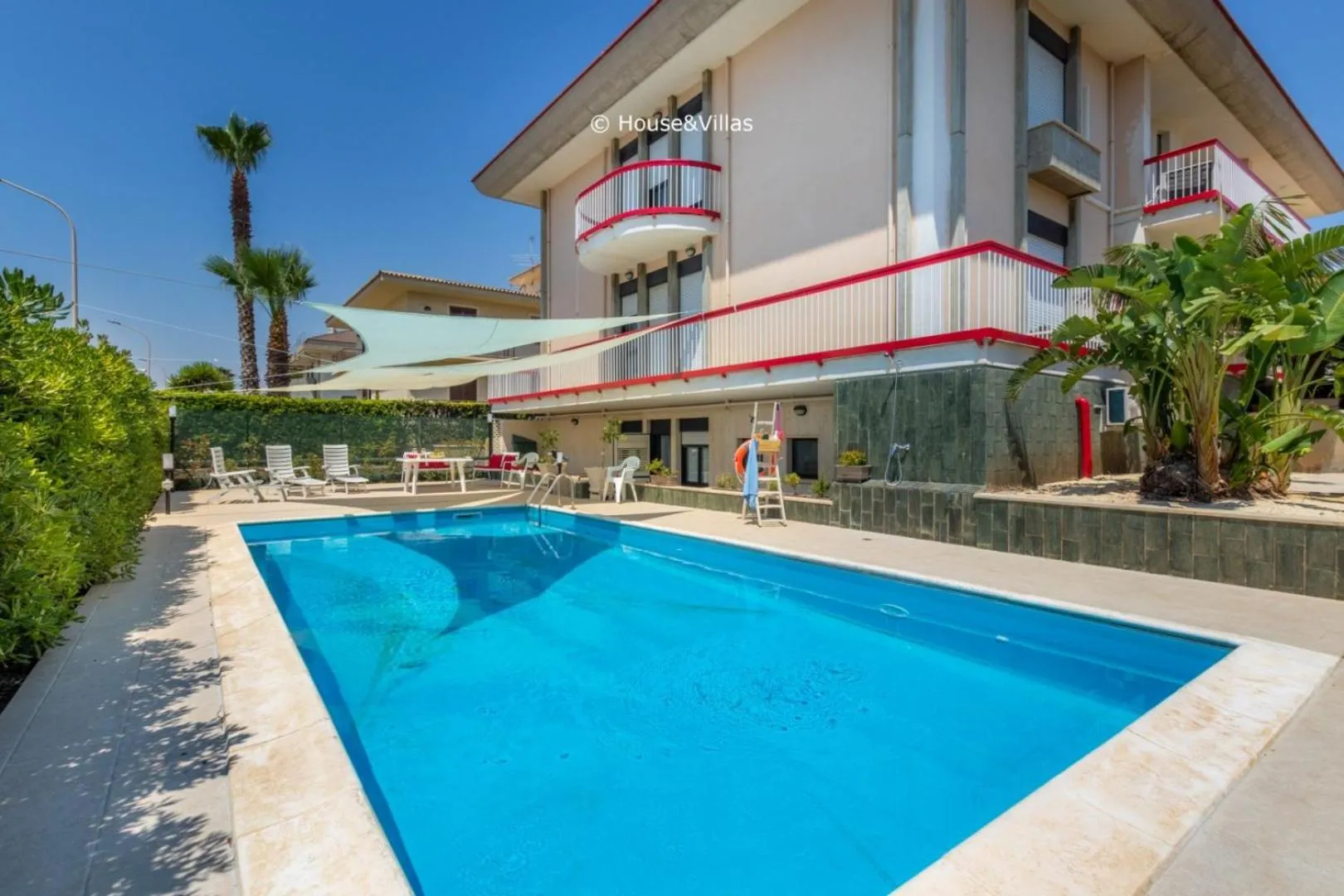 Pool view in Eden Charming House