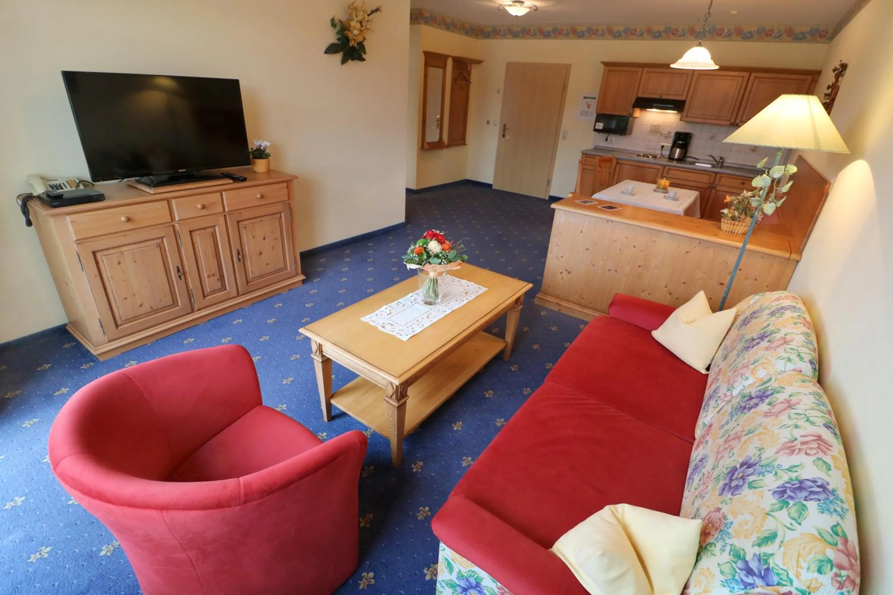 Living room in Ferienwohnung Zur Hopfenkönigin