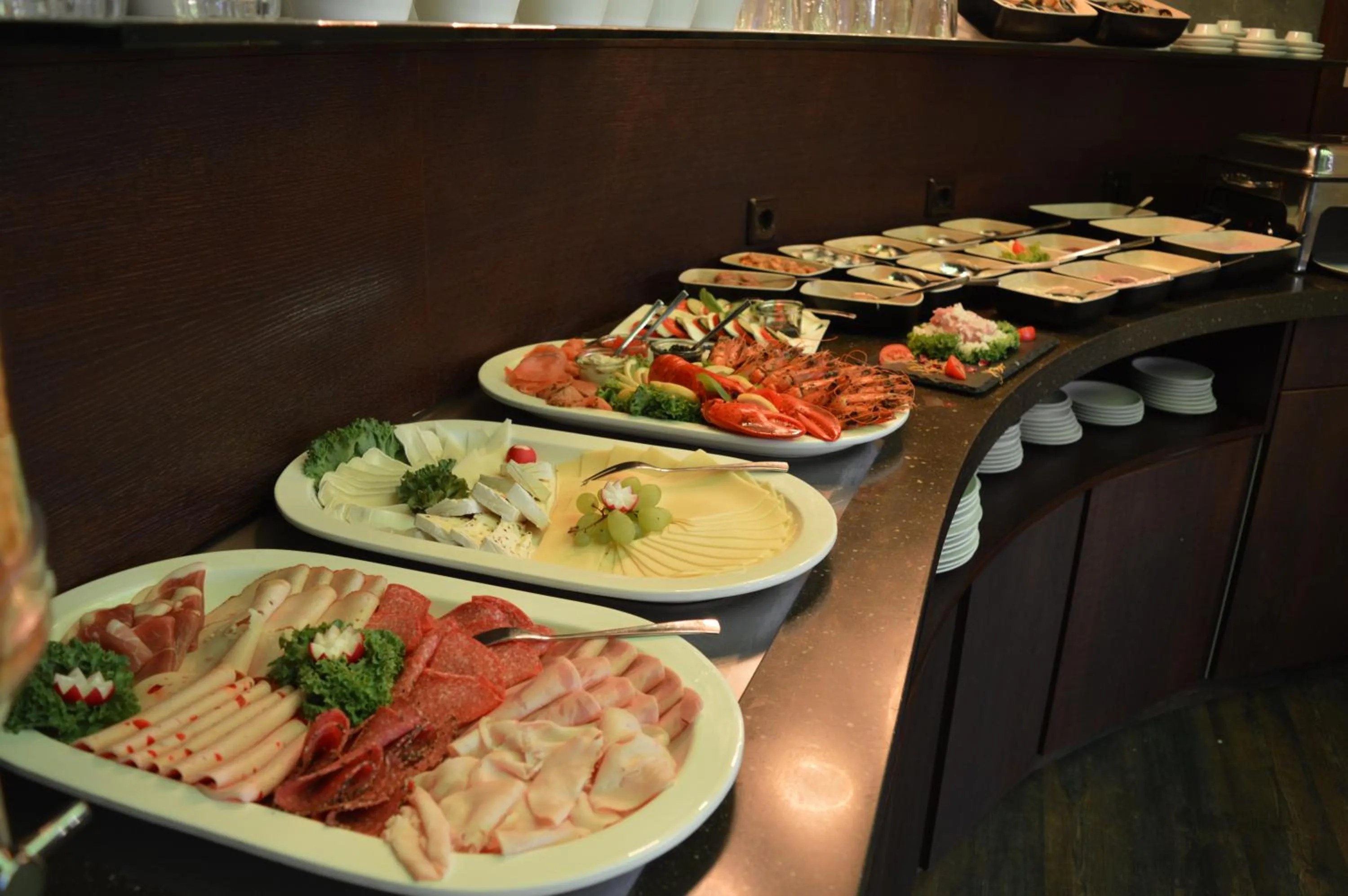 Buffet breakfast in Hotel Belvedere