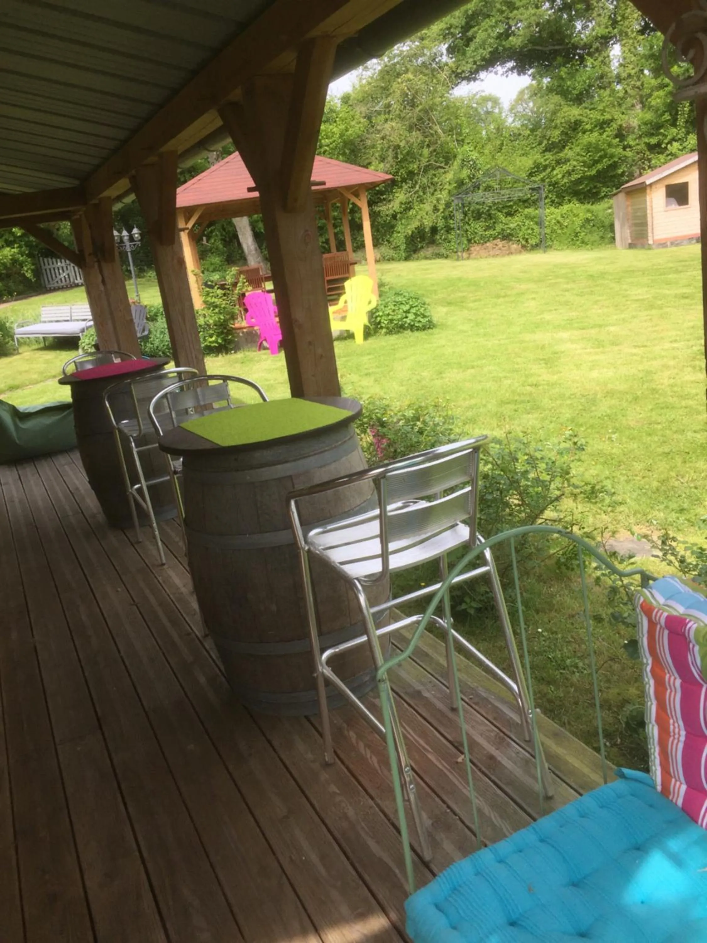 Patio in Chambre d'Hôtes du Domaine de la Haute Poignandiere