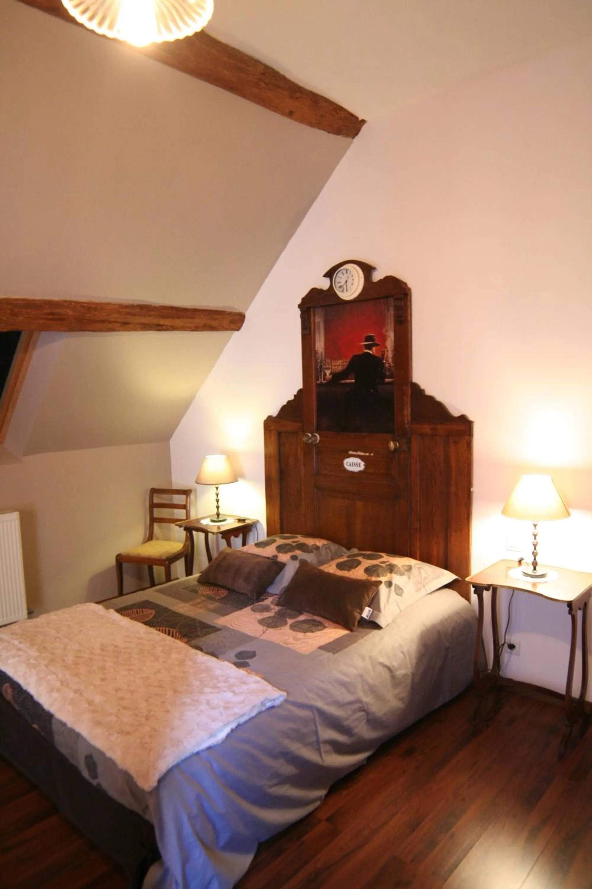 Bed in Chambre d'Hôtes du Domaine de la Haute Poignandiere
