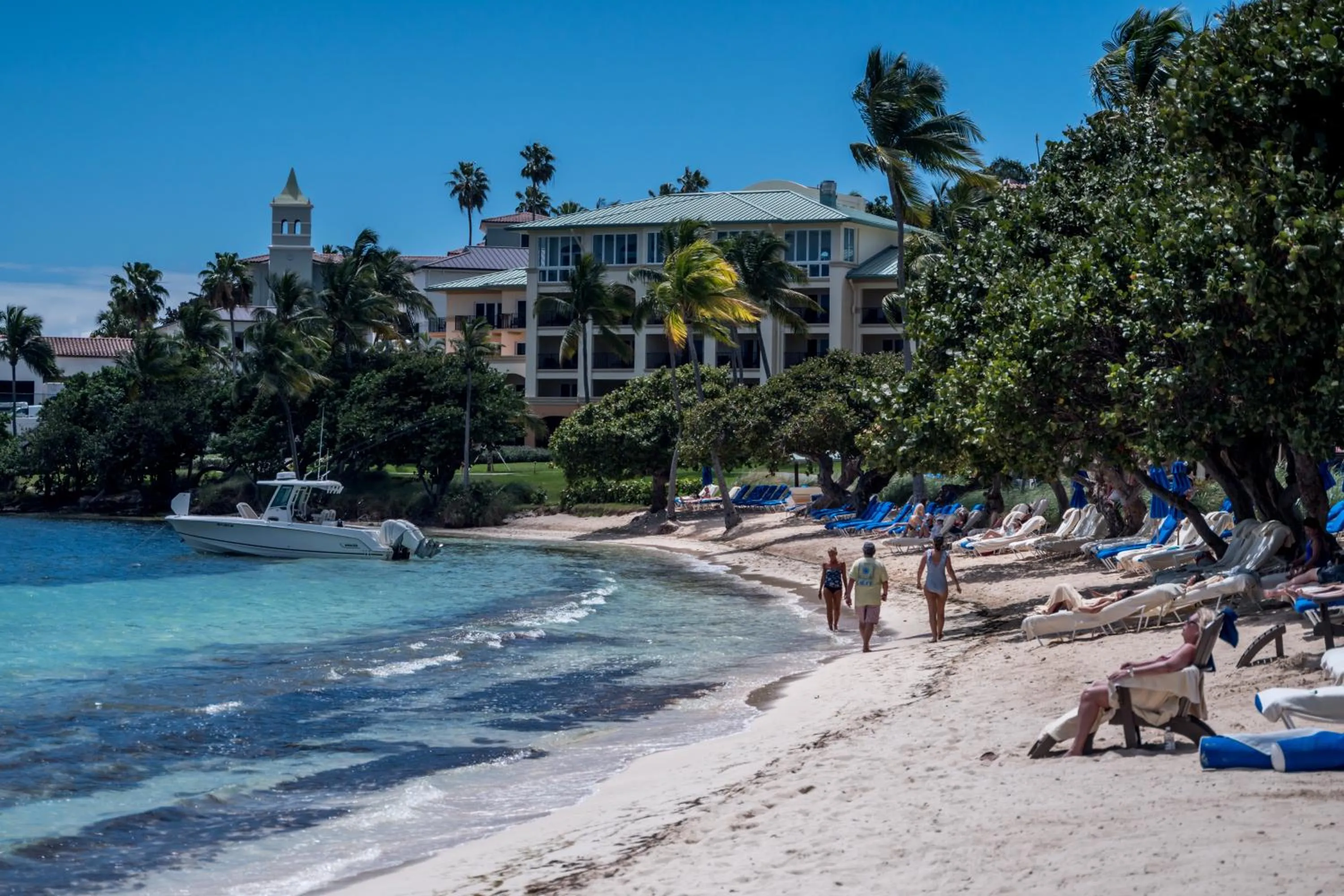 Beach in Great Bay Condominiums located at The Ritz-Carlton Club, St Thomas