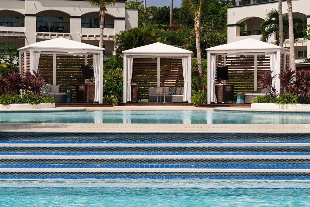 Pool view in Great Bay Condominiums located at The Ritz-Carlton Club, St Thomas