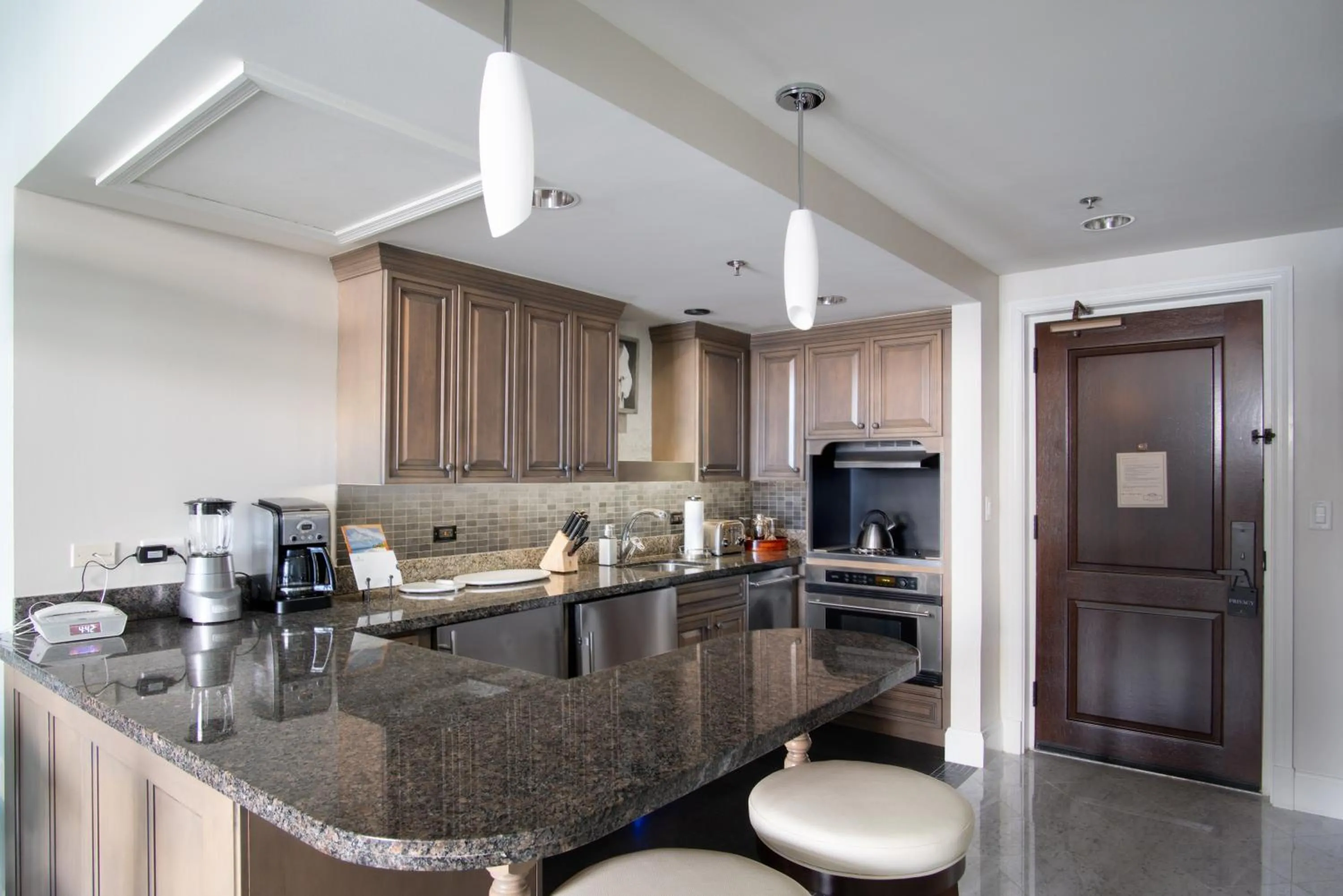Kitchen or kitchenette in Great Bay Condominiums located at The Ritz-Carlton Club, St Thomas