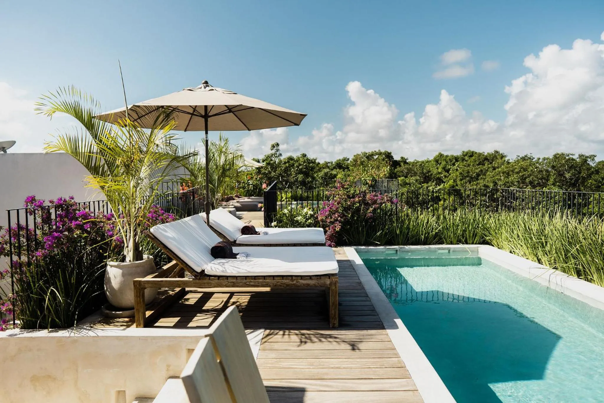Swimming pool in Jashita Tulum Luxury Villas