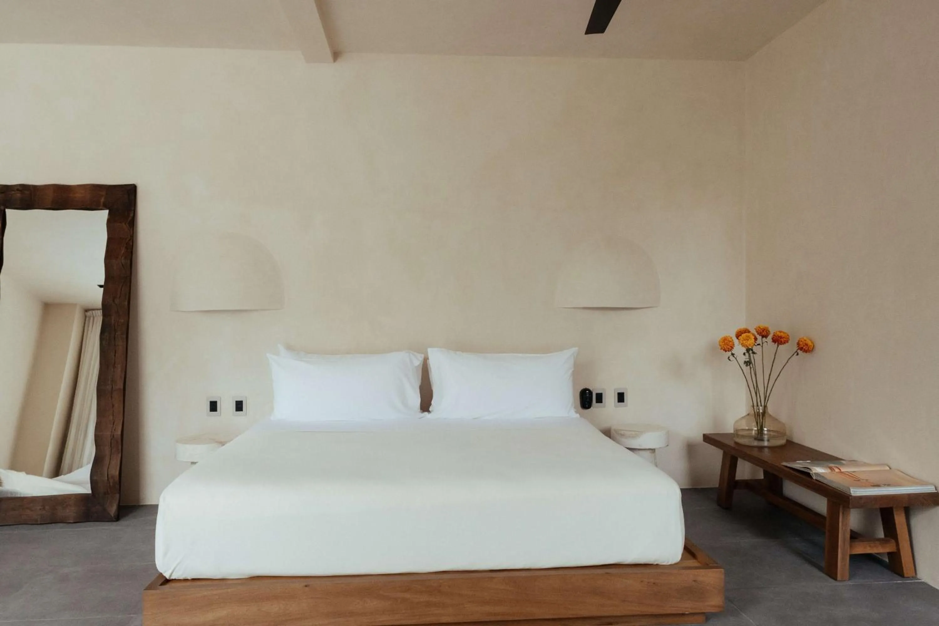Bed in Jashita Tulum Luxury Villas