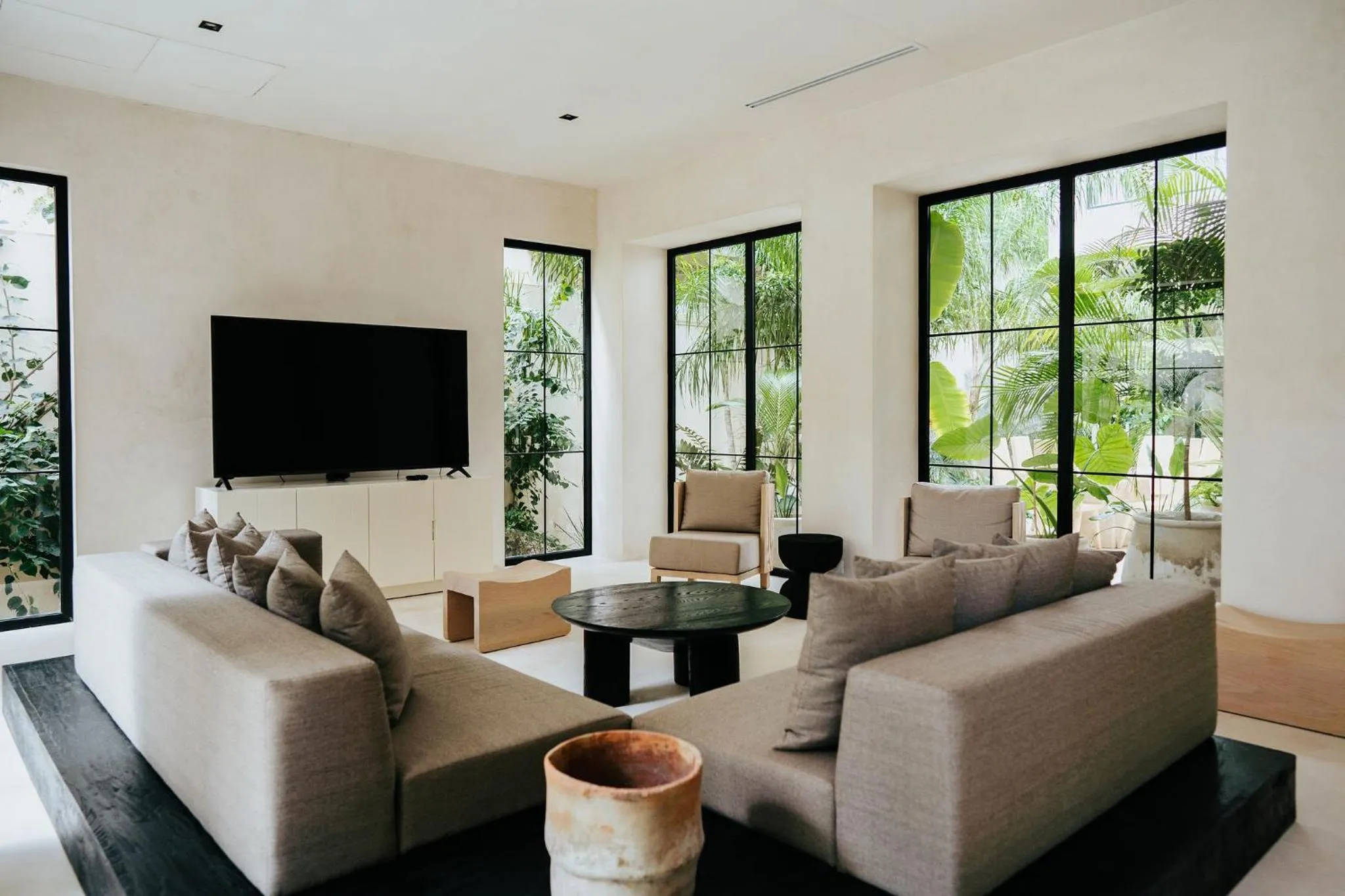 Living room in Jashita Tulum Luxury Villas