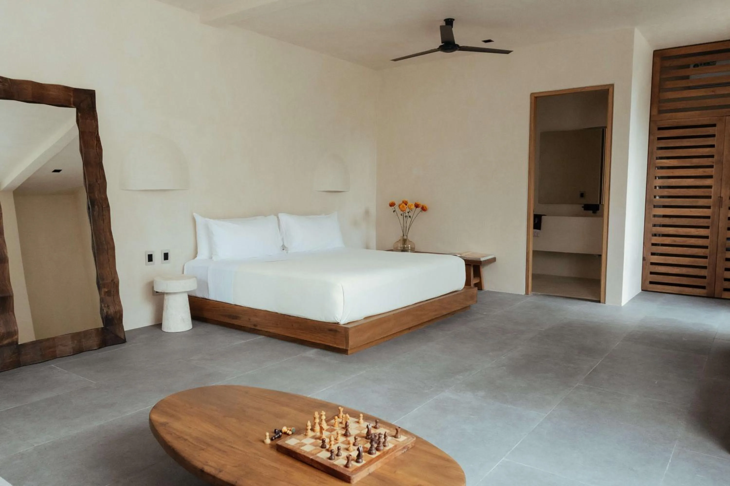 Bed in Jashita Tulum Luxury Villas