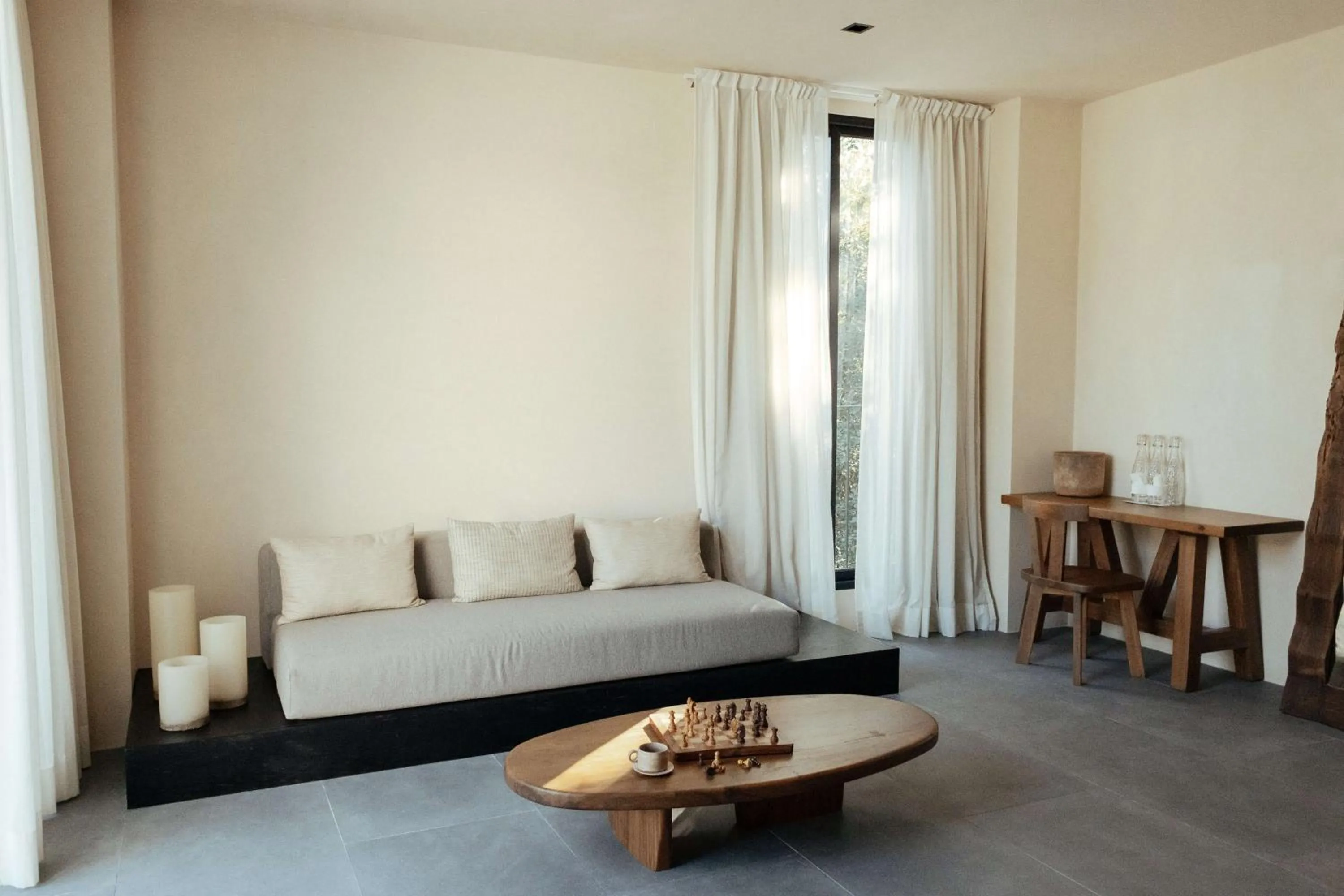 Seating area in Jashita Tulum Luxury Villas