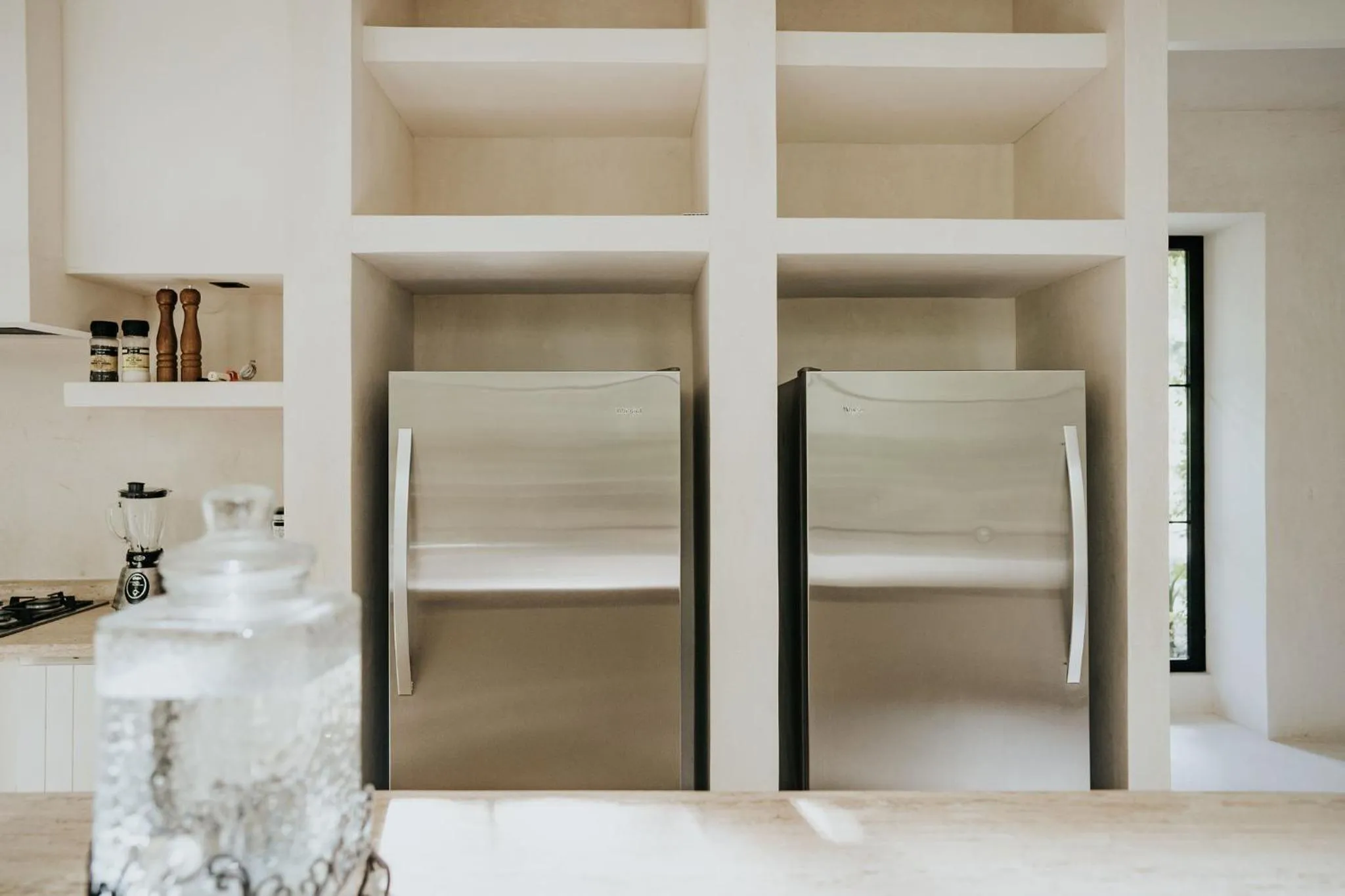 kitchen, Bed in Jashita Tulum Luxury Villas