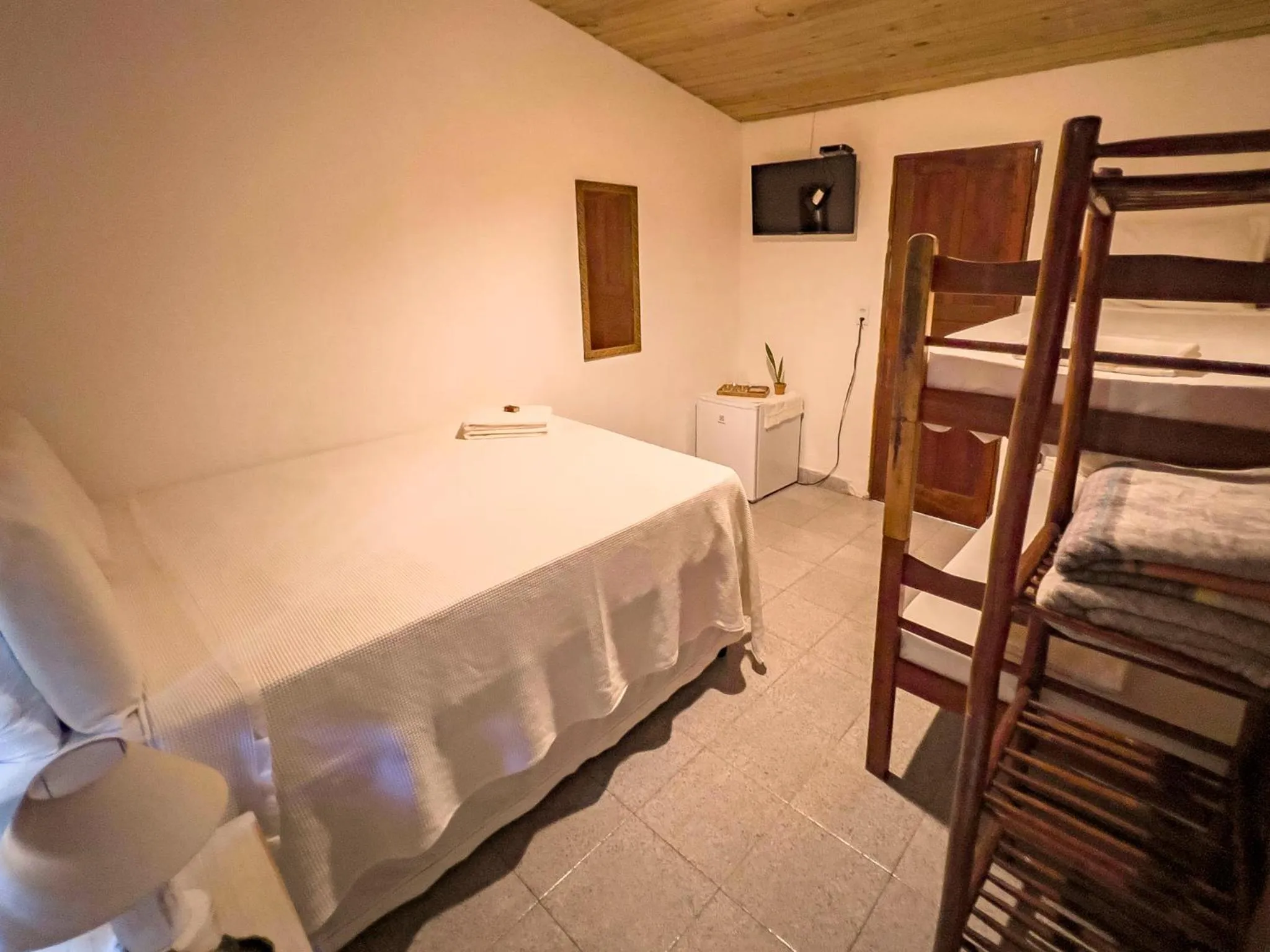 Bed in Pousada Beira Mar