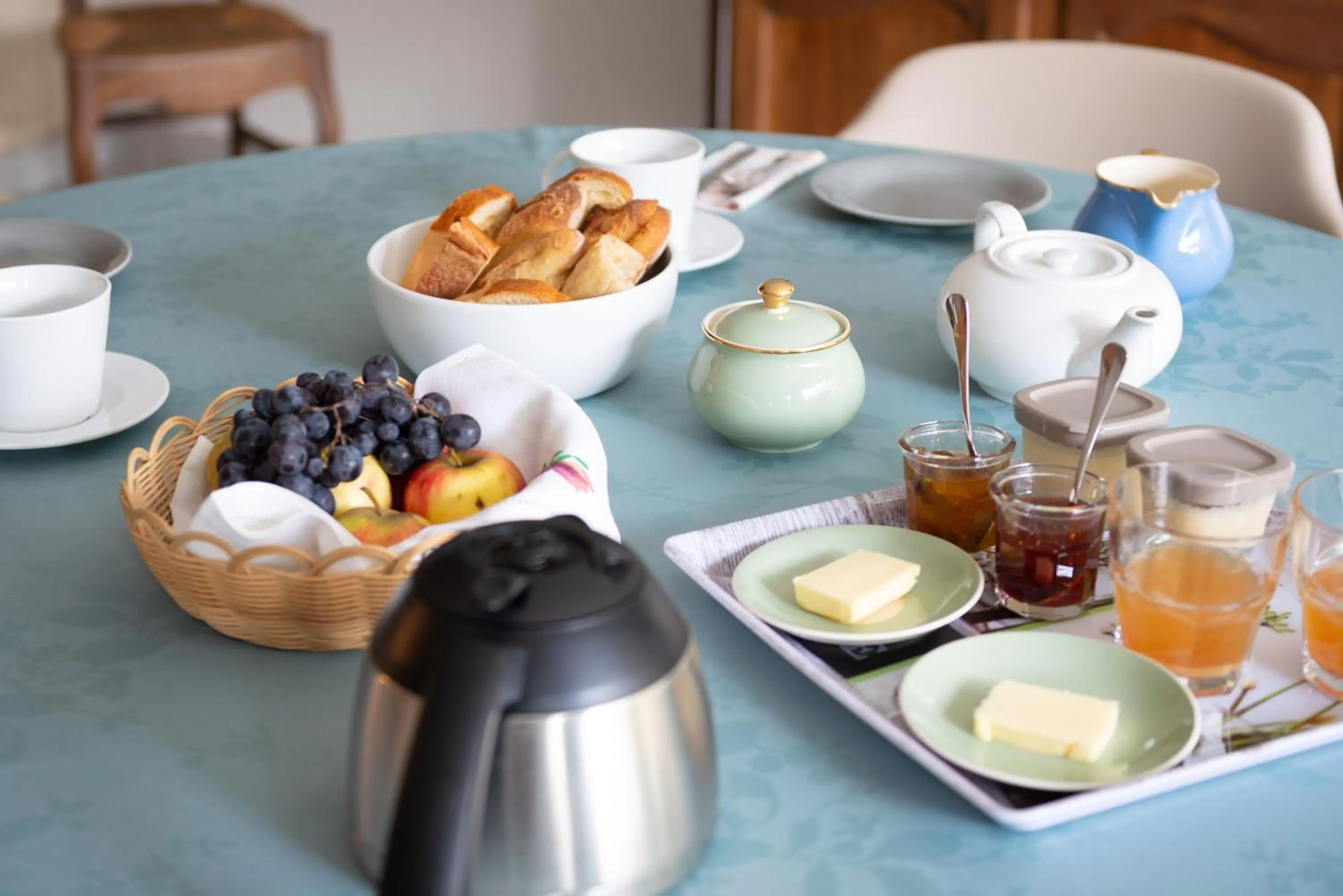 Continental breakfast in Rêves d'Autise
