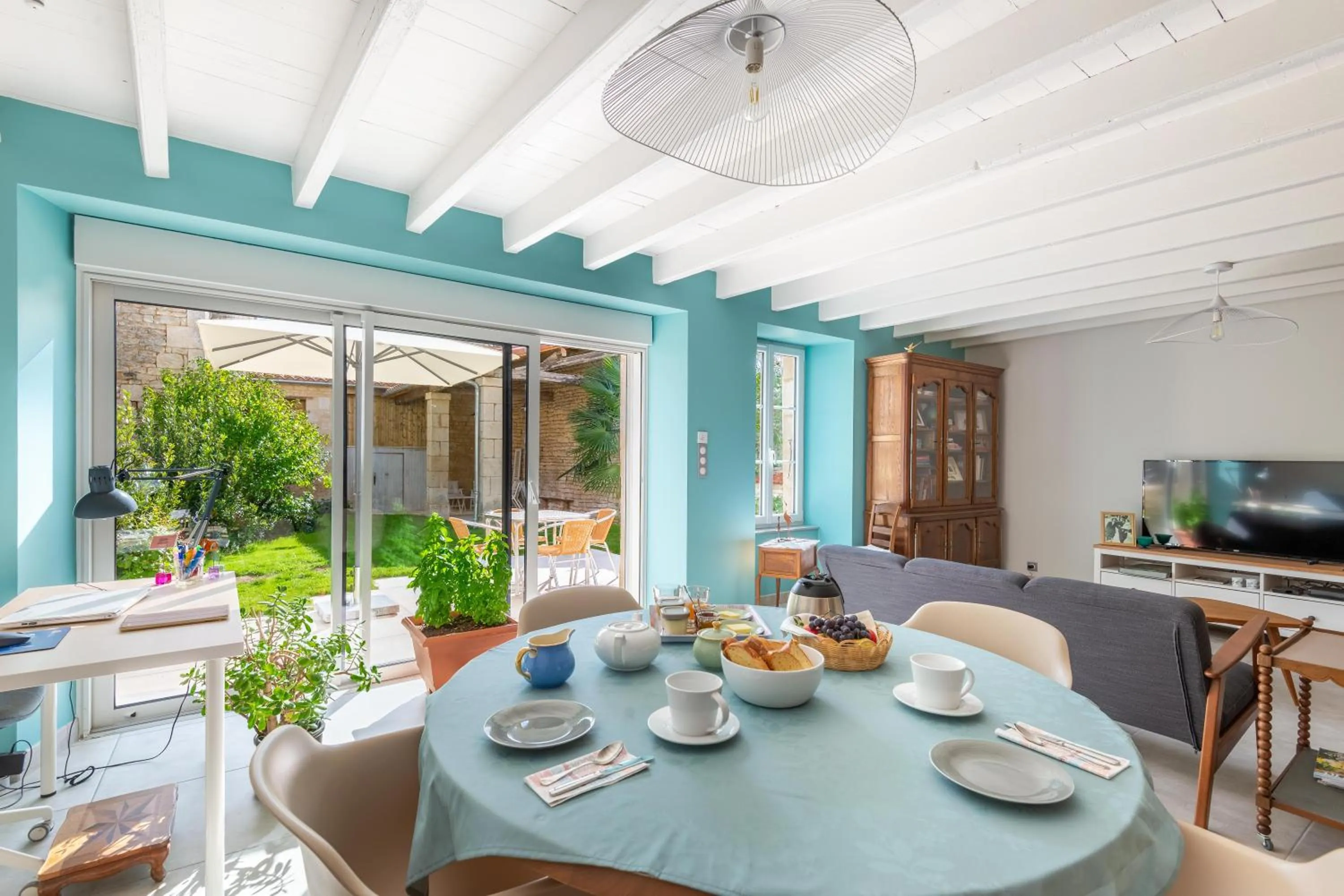 Garden view in Rêves d'Autise