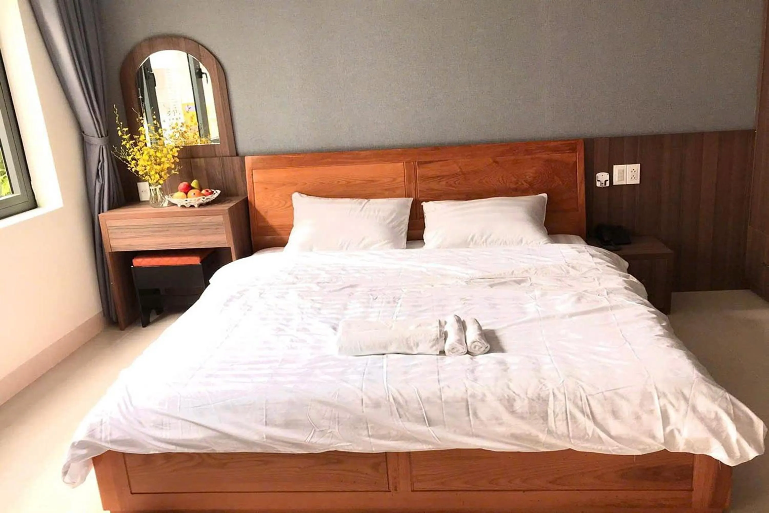 Bed in Nhat Thu Hotel & Apartment