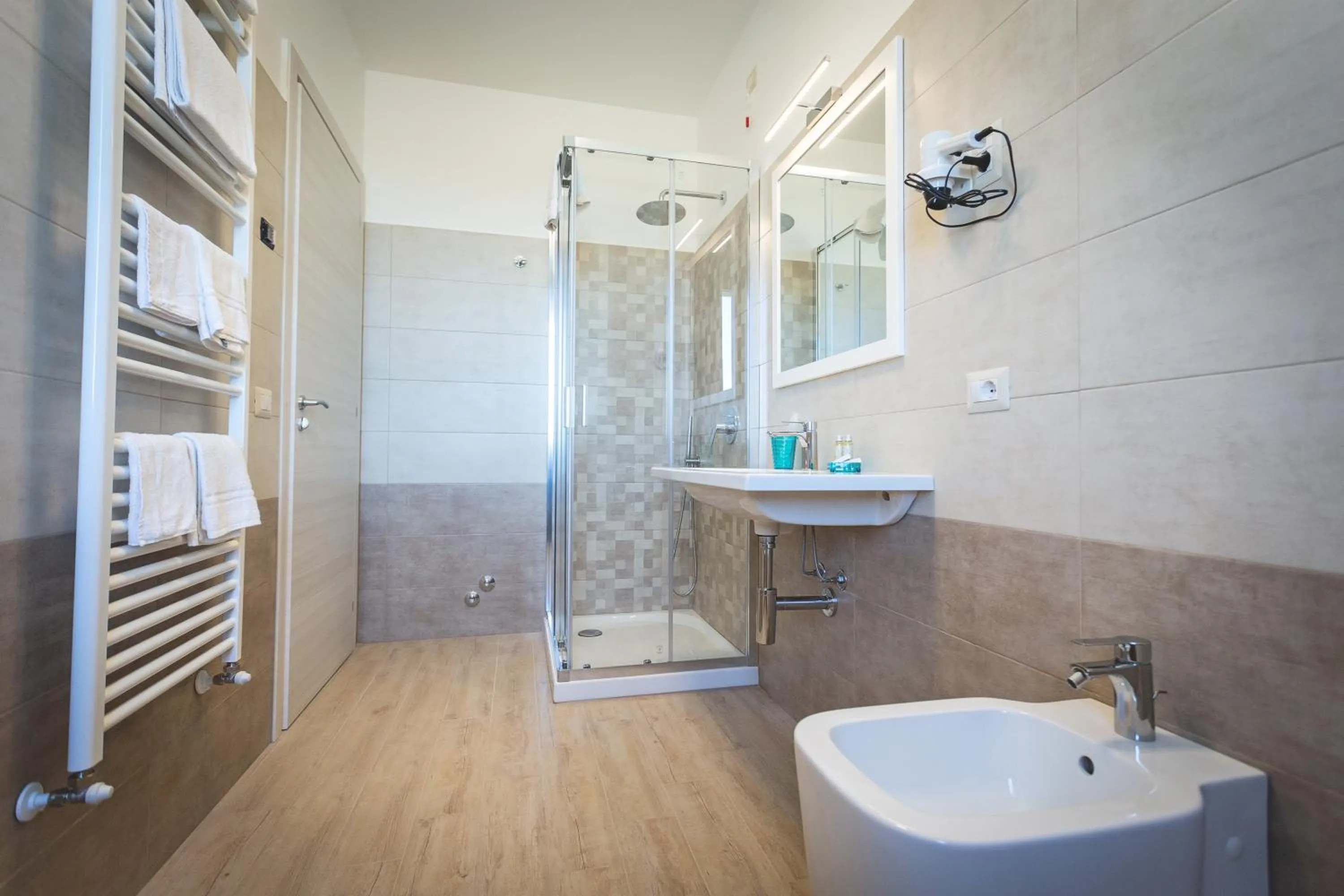 Shower in Hotel Residence Vallecorsa