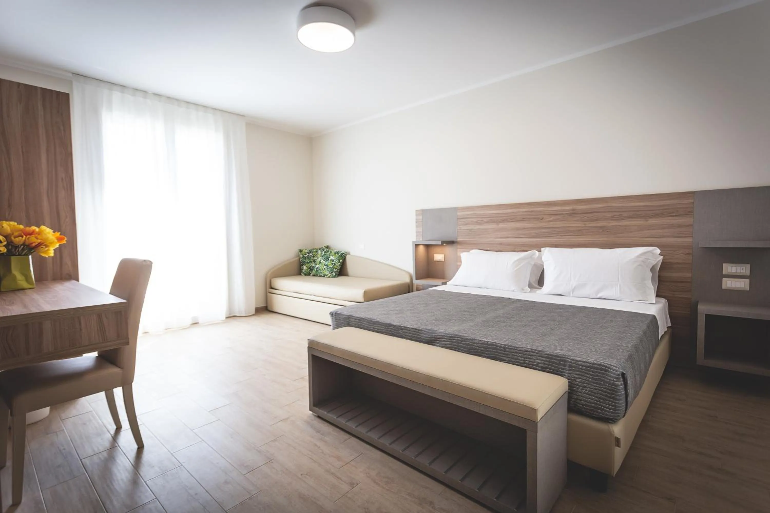 Bedroom, Bed in Hotel Residence Vallecorsa